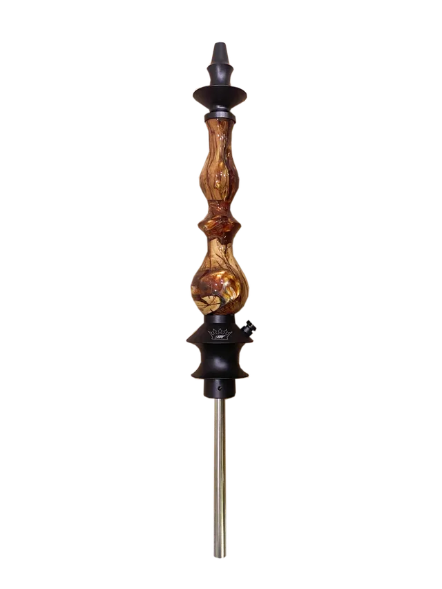 regal-queen-winewood-epoxy-shisha-mit-crown-tray image 1