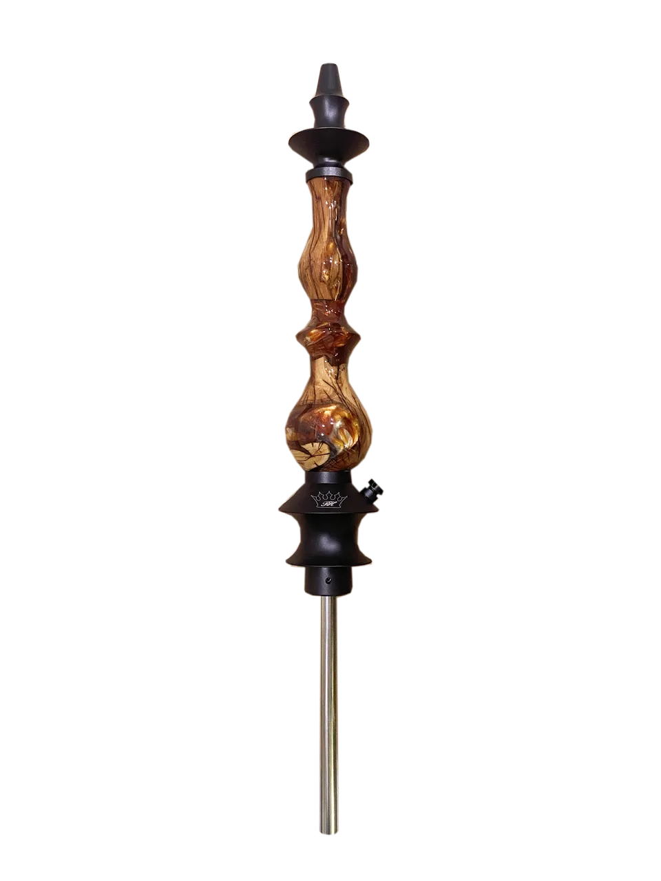 regal-queen-winewood-epoxy-shisha-mit-crown-tray image 1