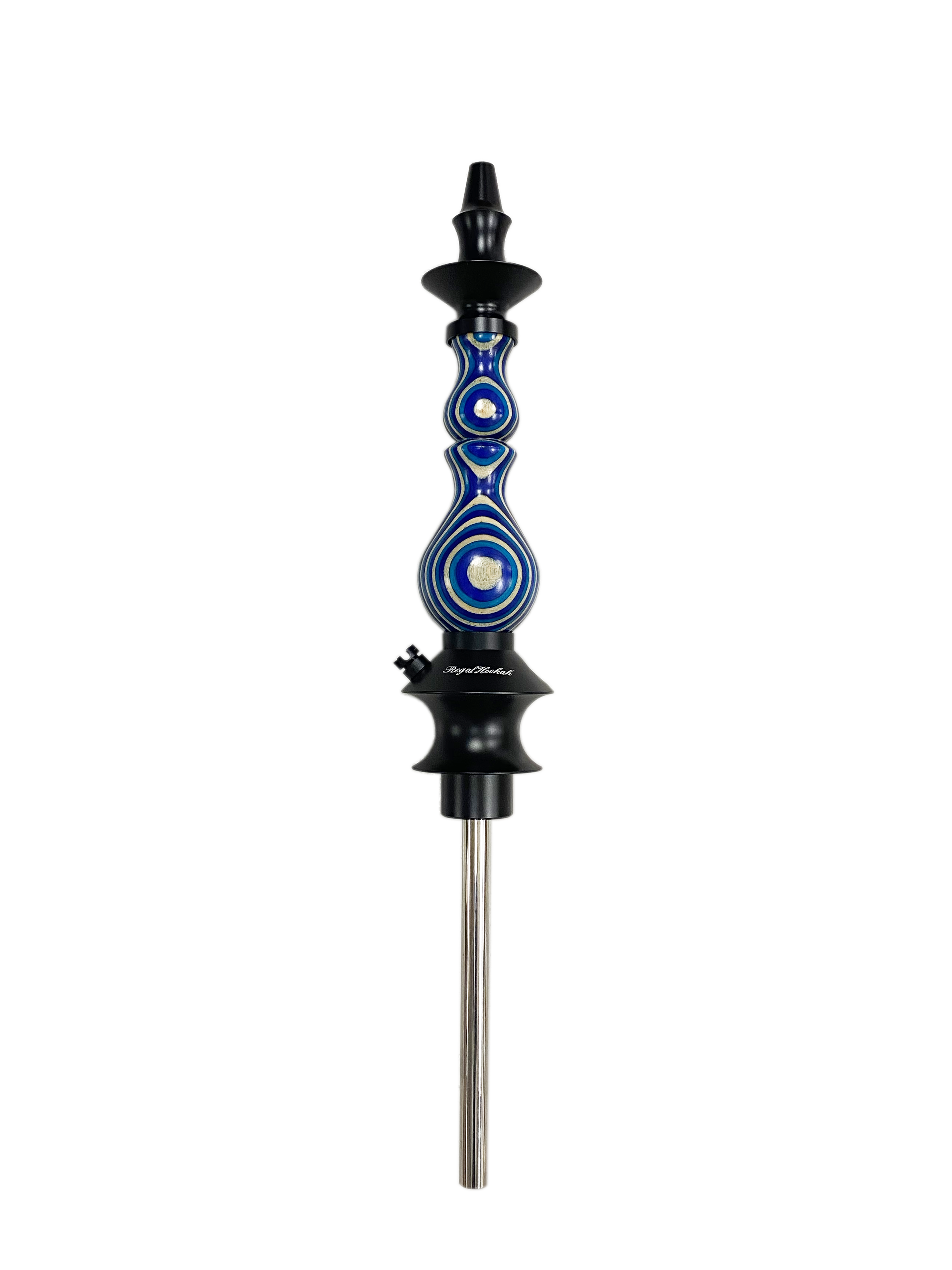 regal-bishop-dymondwood-blue-shisha-edelstahl-holz image 1