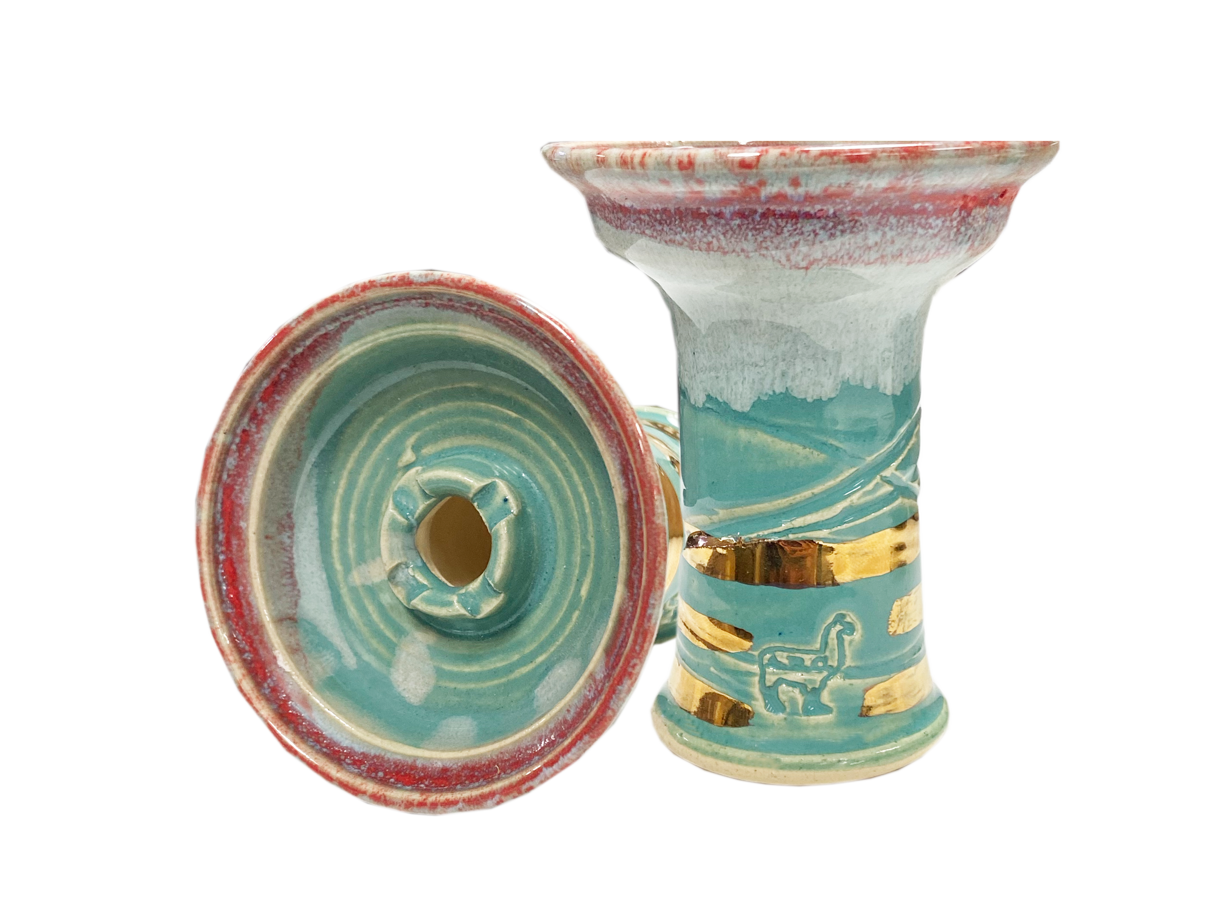 alpaca-lerook-18k-gold-phunnel-shisha-kopf image 1