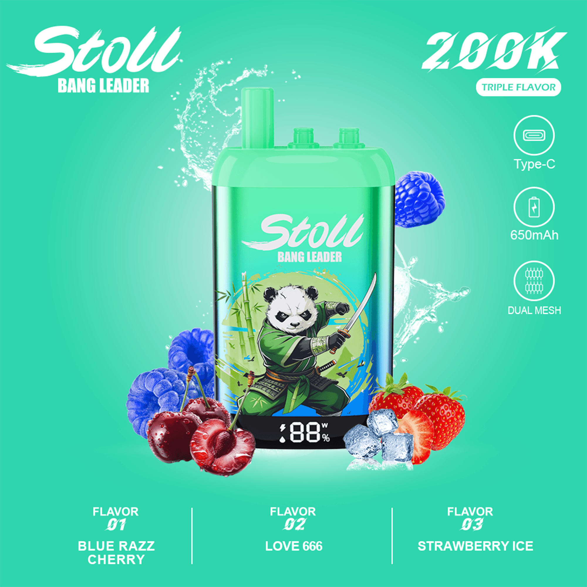 bang-leader-stoll-200k-einweg-vape-3-in-1-200000-z-ge image 2
