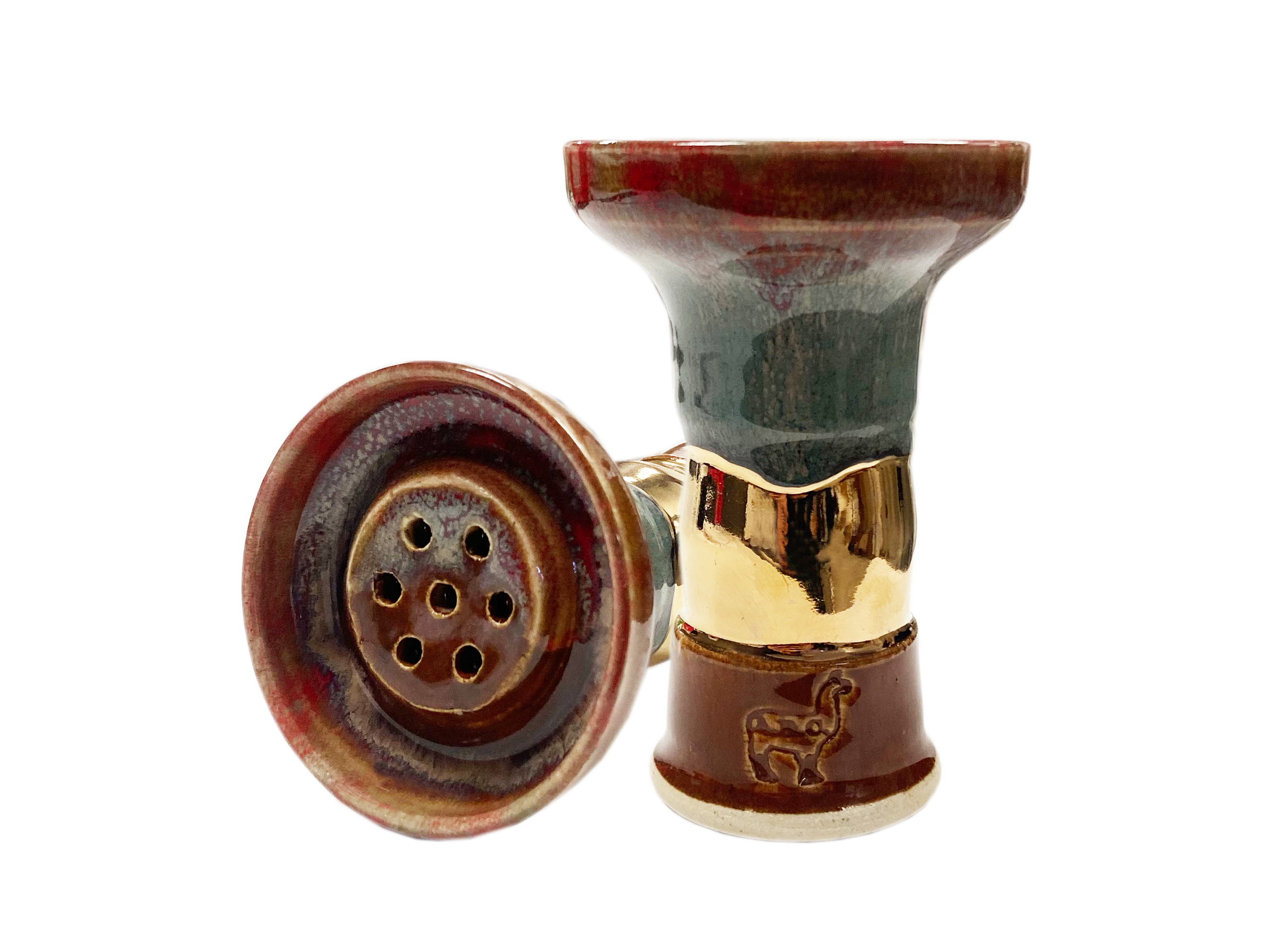 alpaca-medium-apache-18k-shisha-kopf-gold-special-edition image 1