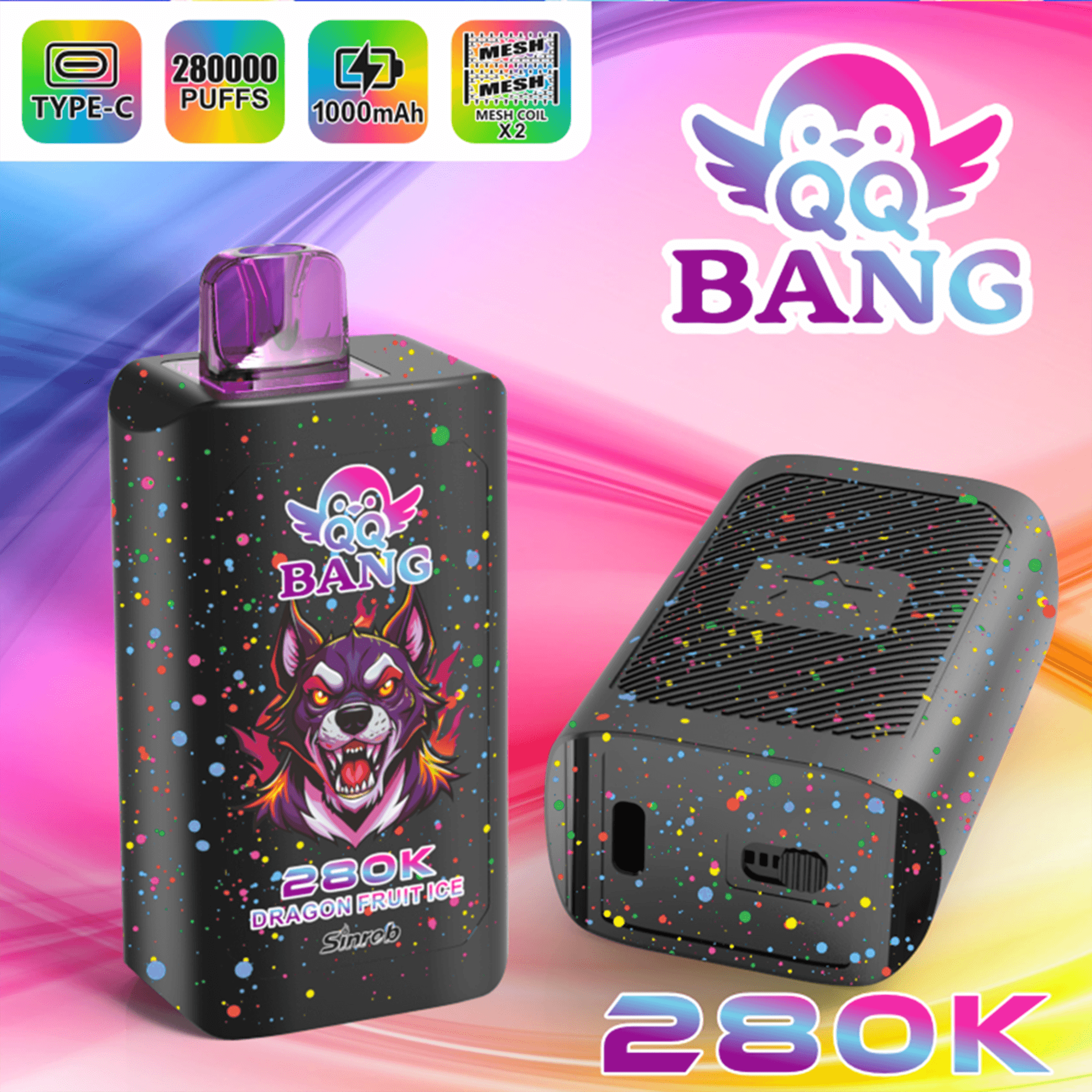 bang-qq-bang-280k-einweg-vape-pure-flavor-type-c image 2