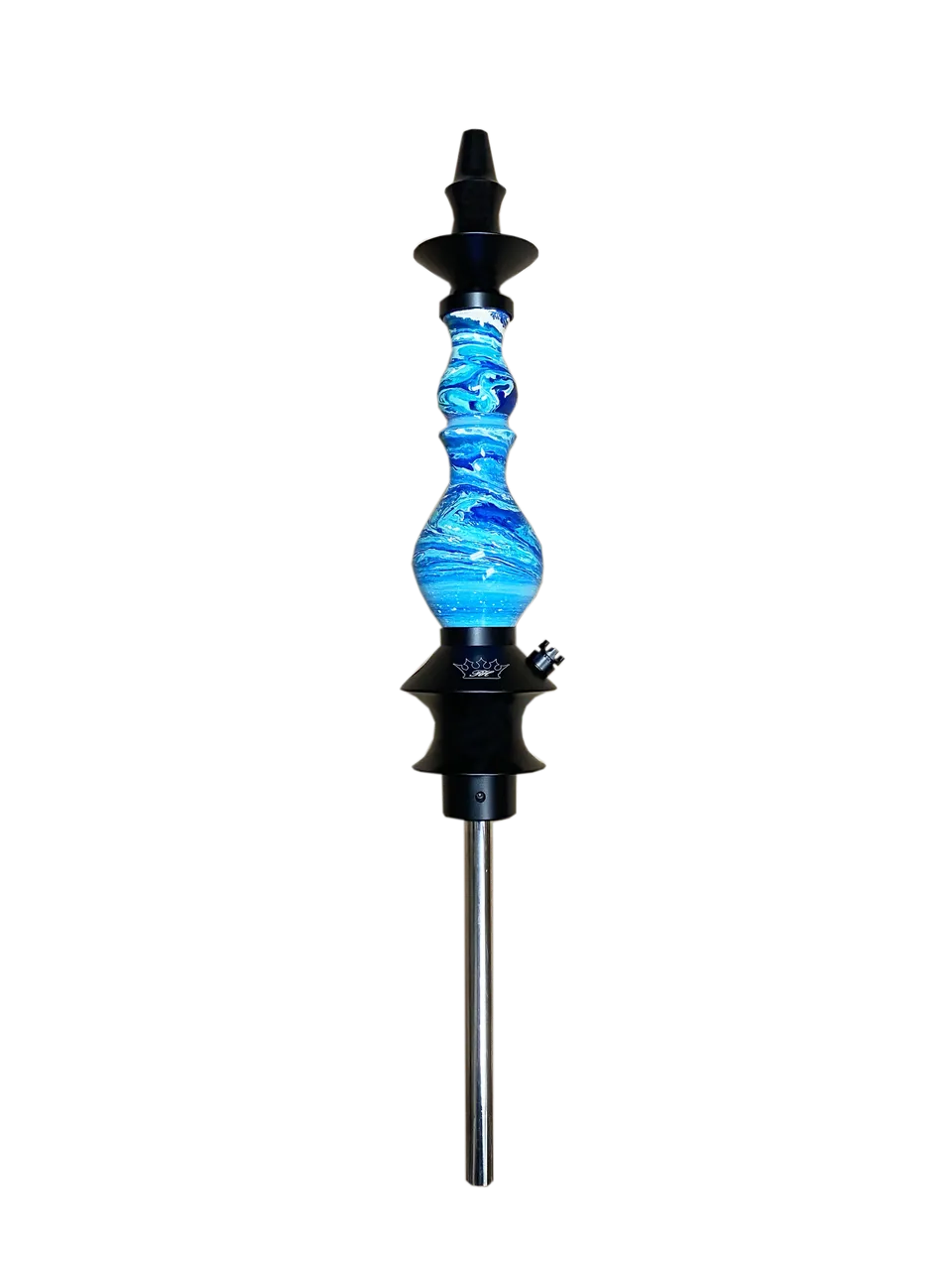 regal-bishop-blue-white-swirl-shisha-komplettset-holz image 1