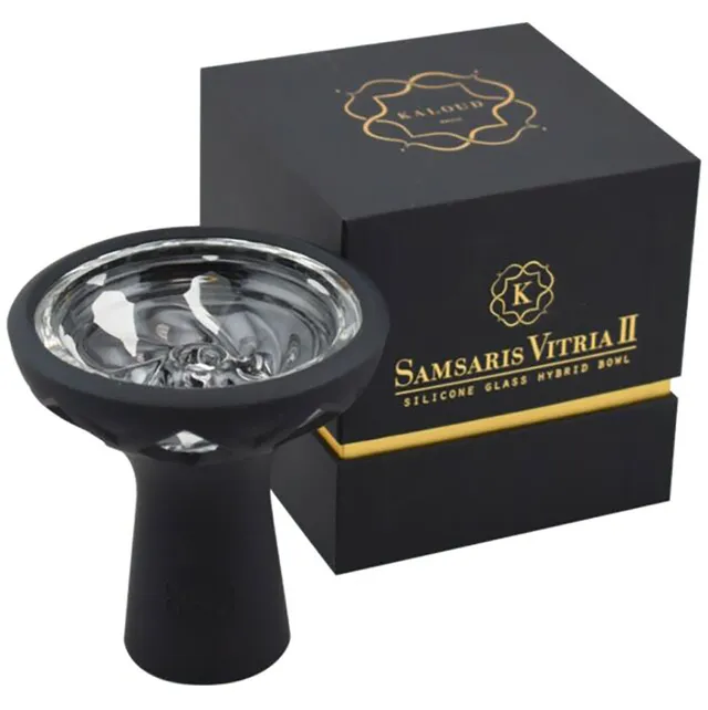 kaloud-samsaris-vitria-ii-silikon-glas-kopf-lotus image 1