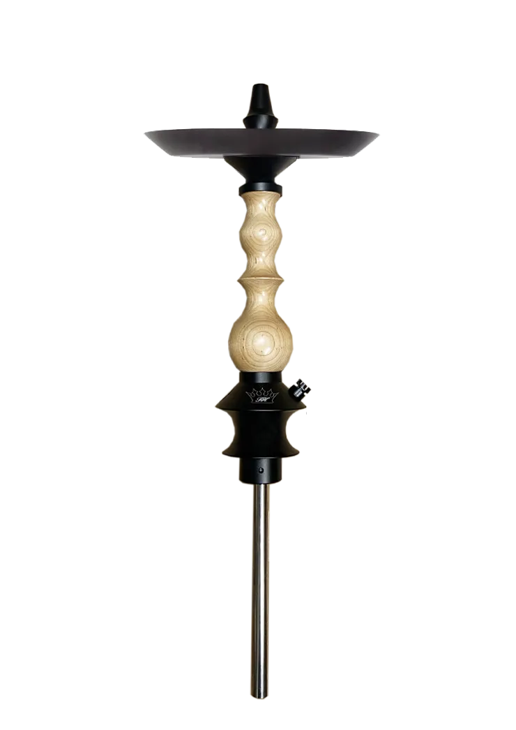 regal-mini-queen-clear-shisha-holz-edelstahl-klein image 1