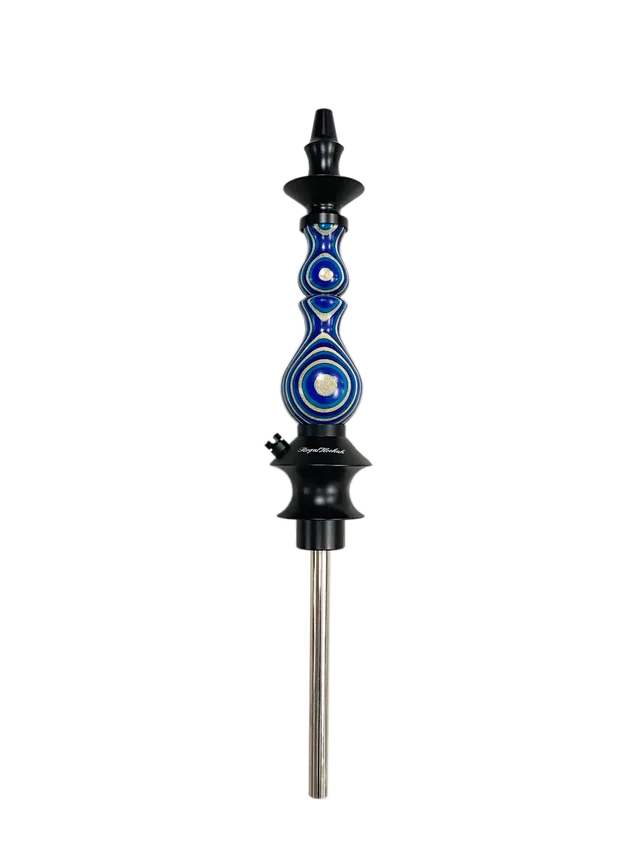 regal-bishop-dymondwood-blue-shisha-edelstahl-holz image 1