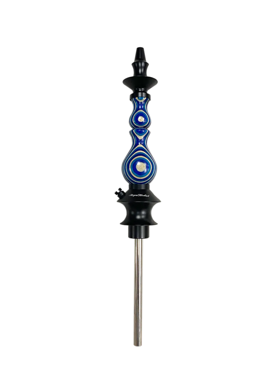 regal-bishop-dymondwood-blue-shisha-edelstahl-holz image 1