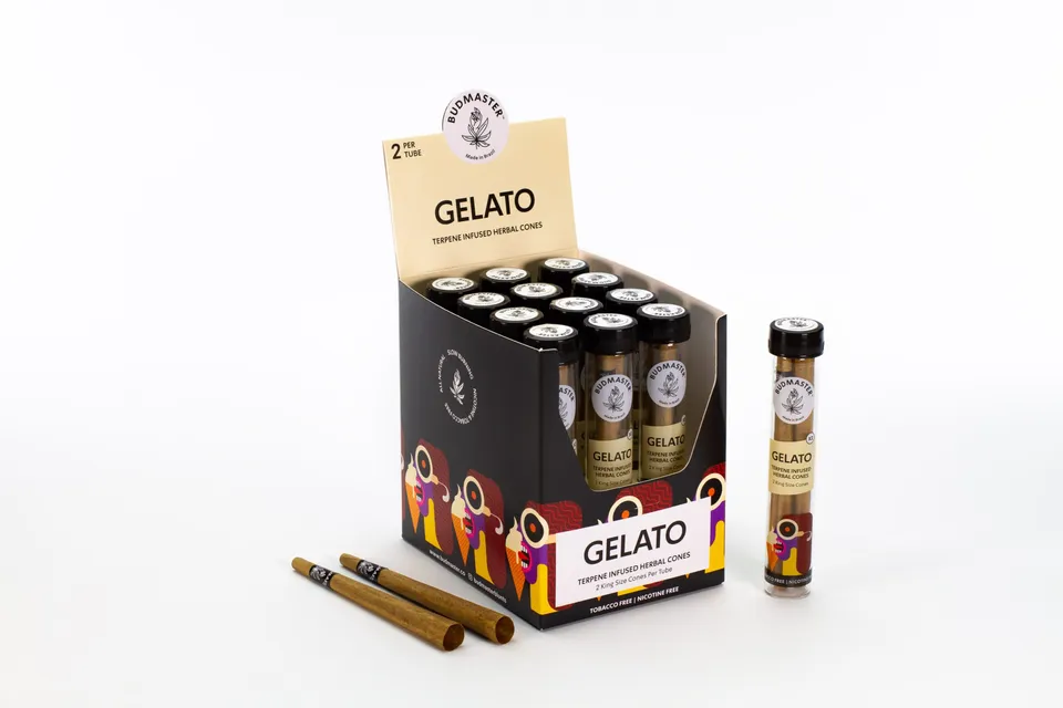 budmaster-gelato-blunt-cones-nikotinfrei-12-tubes image 1