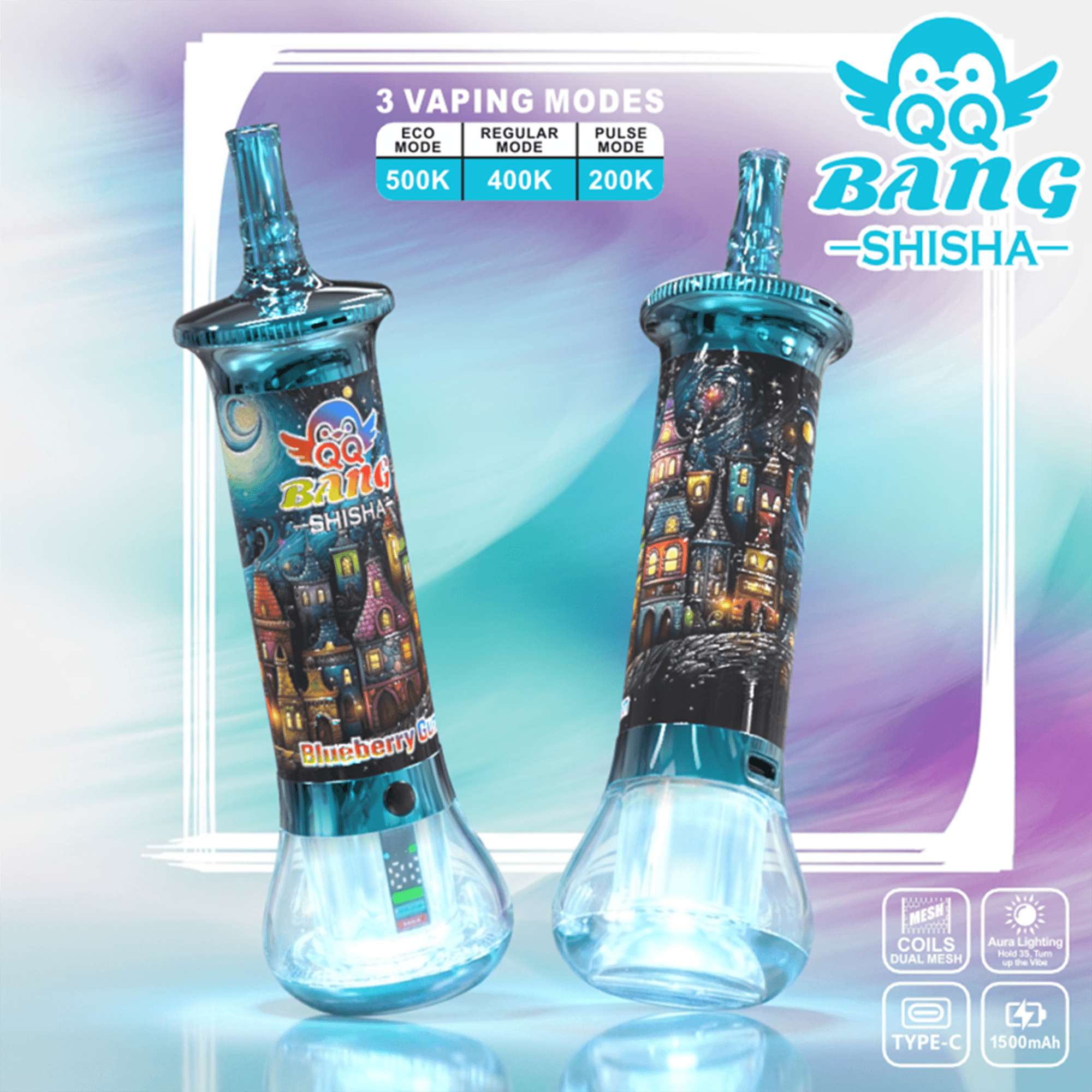 qq-bang-shisha-500k-einweg-vape-dtl-3-modi-mesh image 3
