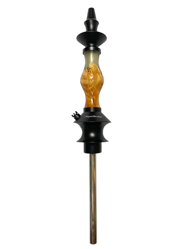 regal-joker-burl-epoxy-green-shisha-edelstahl-holz image 1
