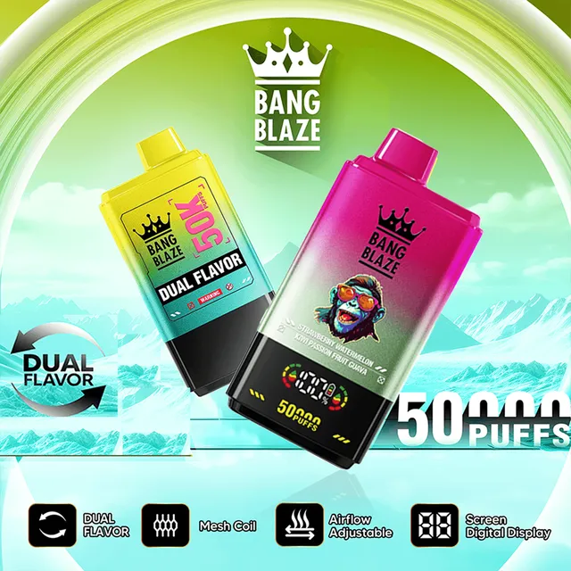bang-blaze-50k-dual-flavors-einweg-vape-2-in-1-mesh-coil image 1