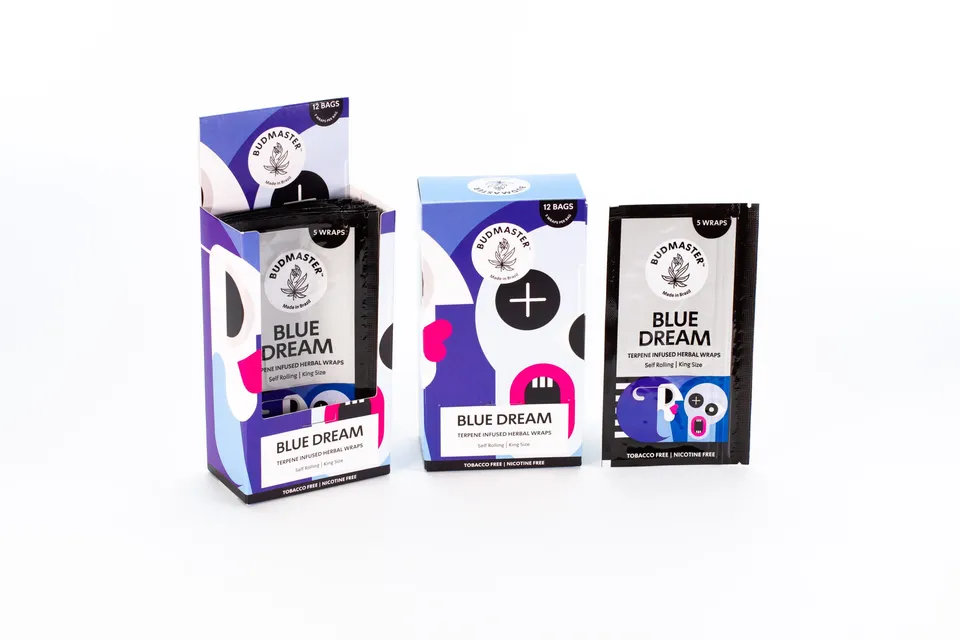 budmaster-blunt-wraps-blue-dream-wraps-12er-tabakfrei image 1