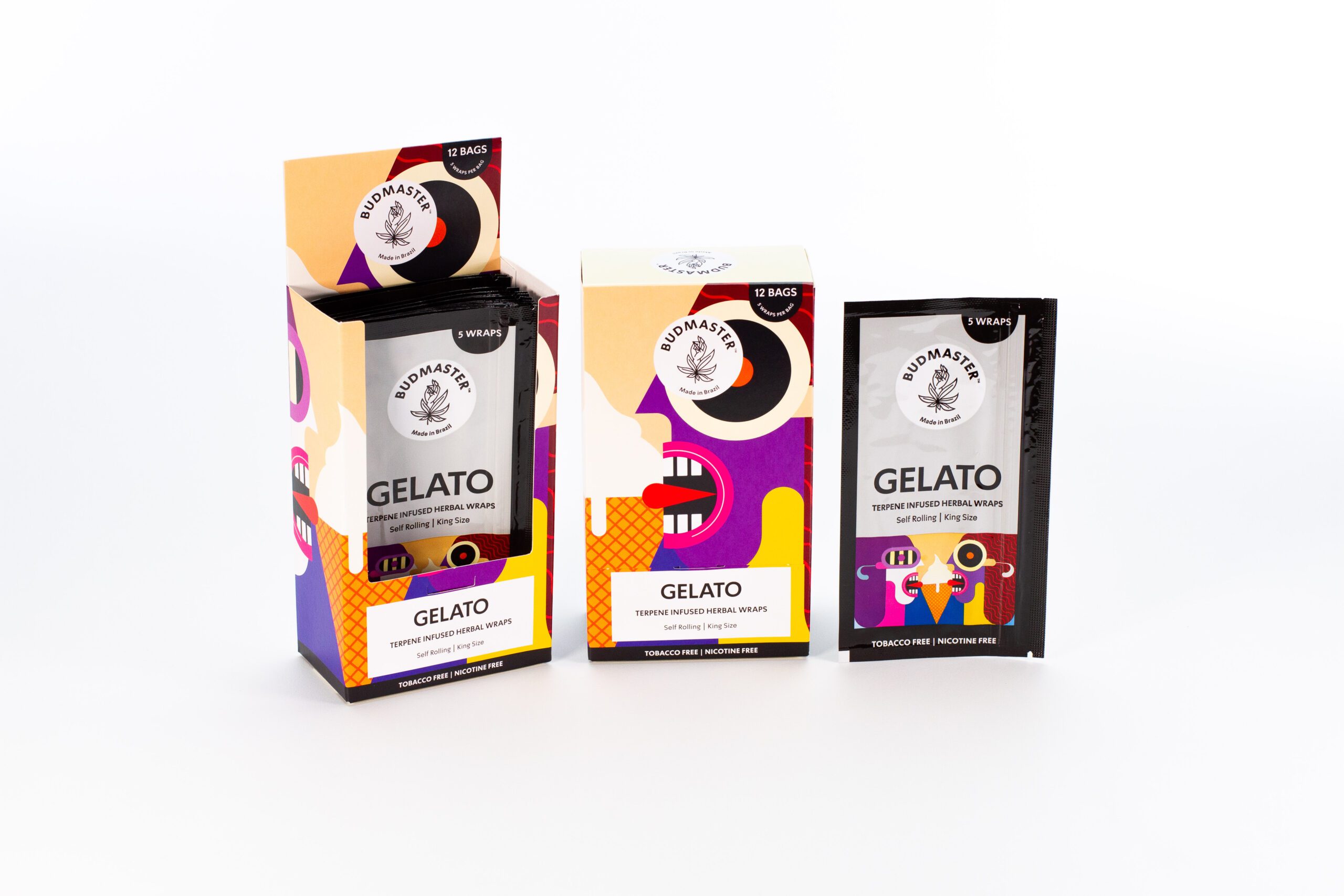 budmaster-blunt-wraps-gelato-blunts-12er-pack-tabakfrei image 1