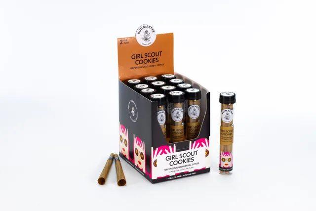 budmaster-gs-cookies-blunt-cones-nikotinfrei-12-tubes image 1