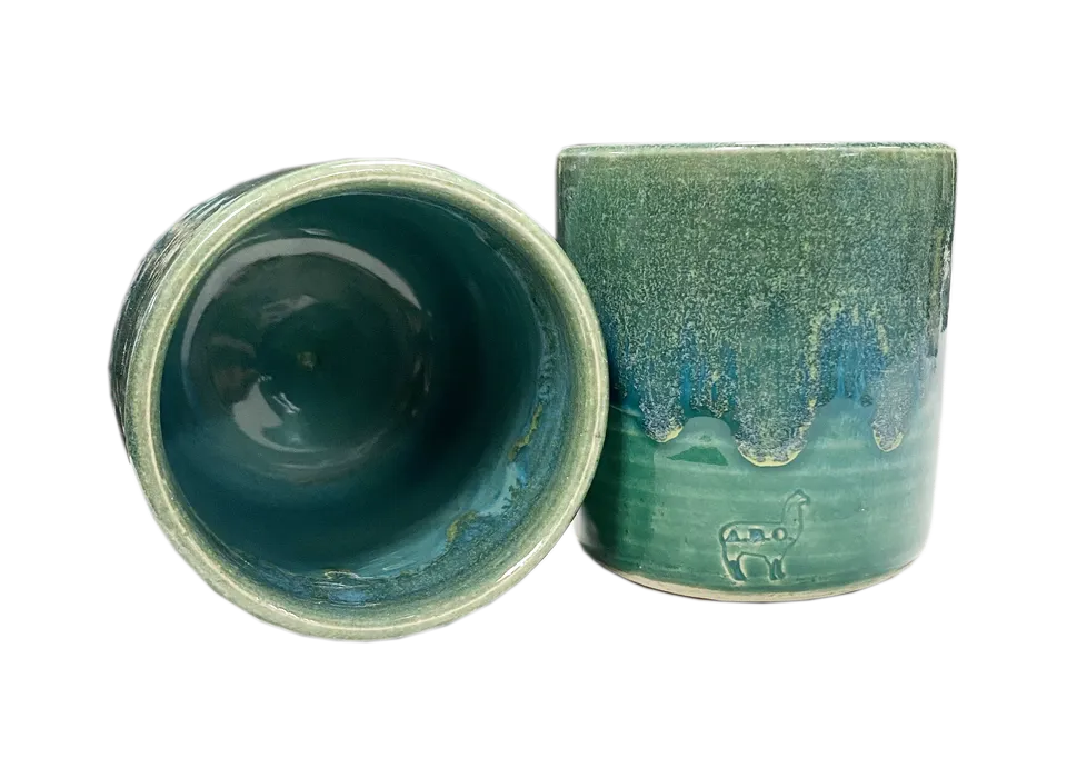 alpaca-small-cup-keramik-becher-handgemacht image 1