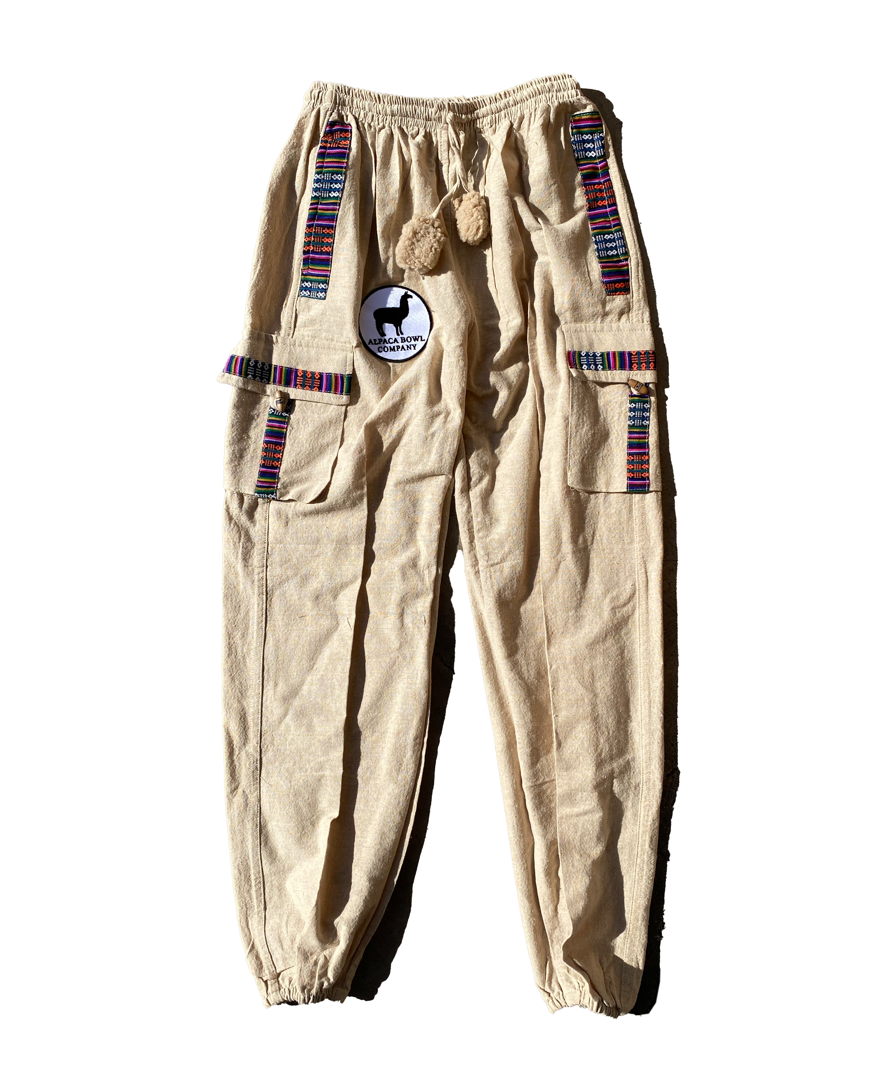 alpaca-joggers-beige-jogginghose-t-shirt-set image 3