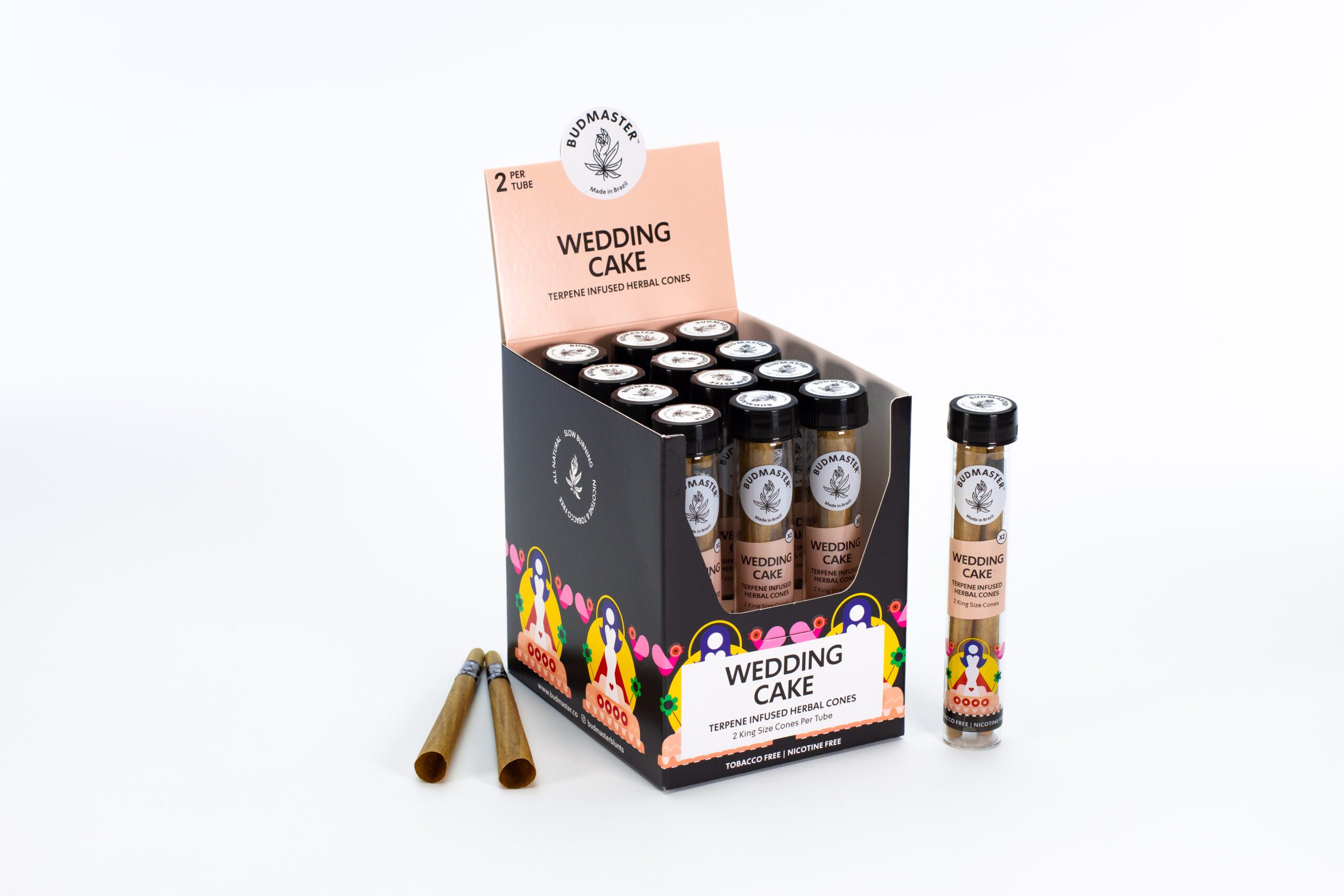 budmaster-blunt-cones-wedding-cake-cones-12er-tabakfrei image 1