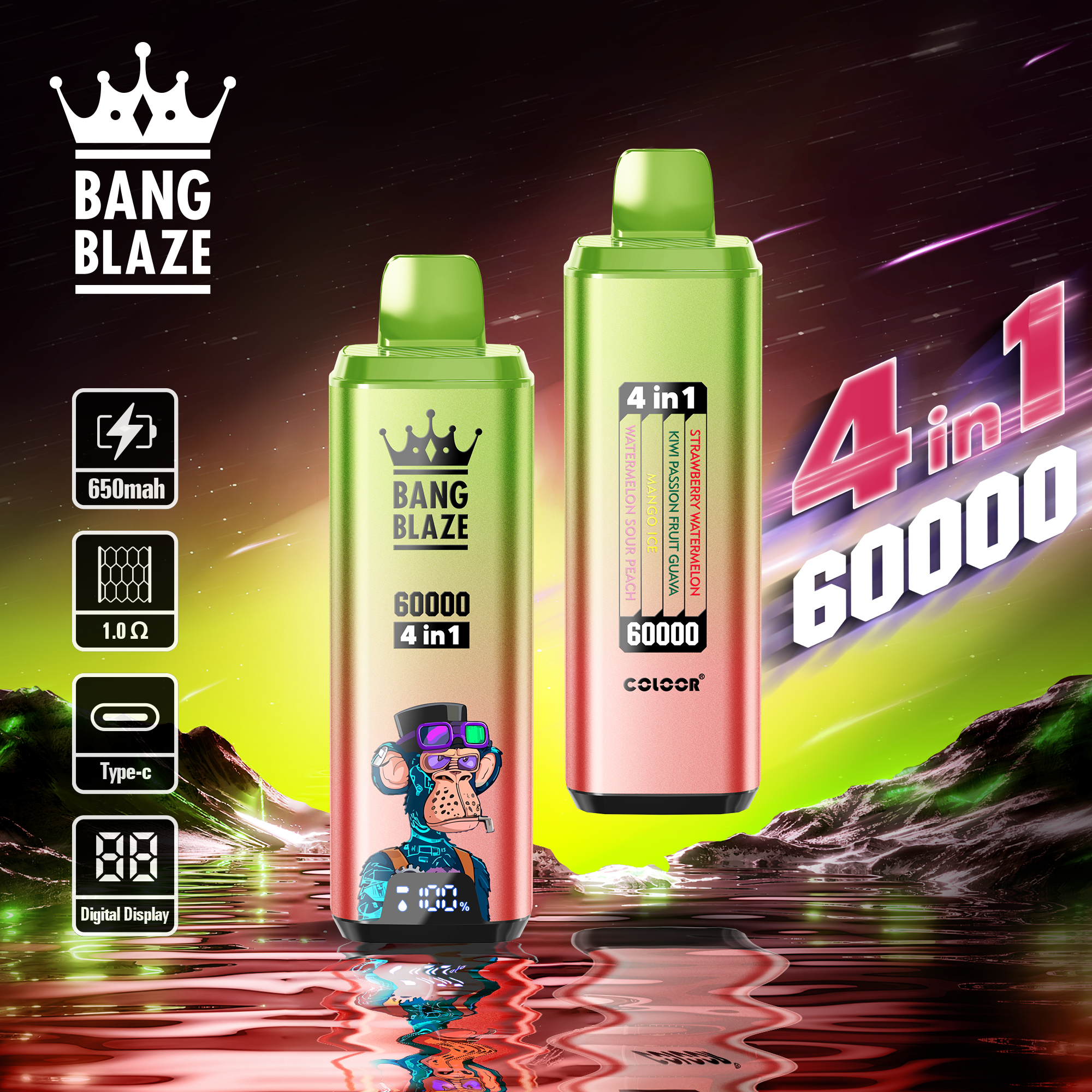 bang-blaze-60k-4-in-1-einweg-vape-60-000-z-ge-60ml-set image 6