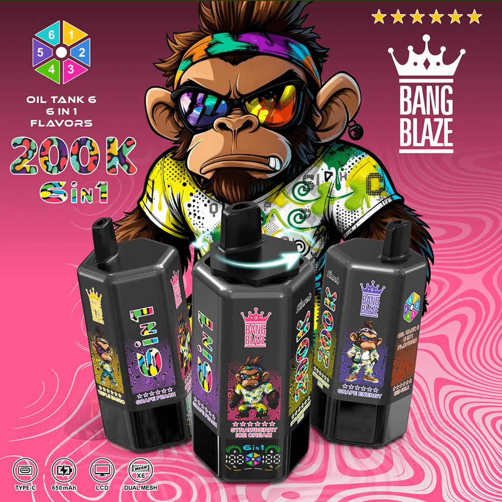 bang-blaze-200k-6-in-1-einweg-vape-200-000-z-ge-display image 5