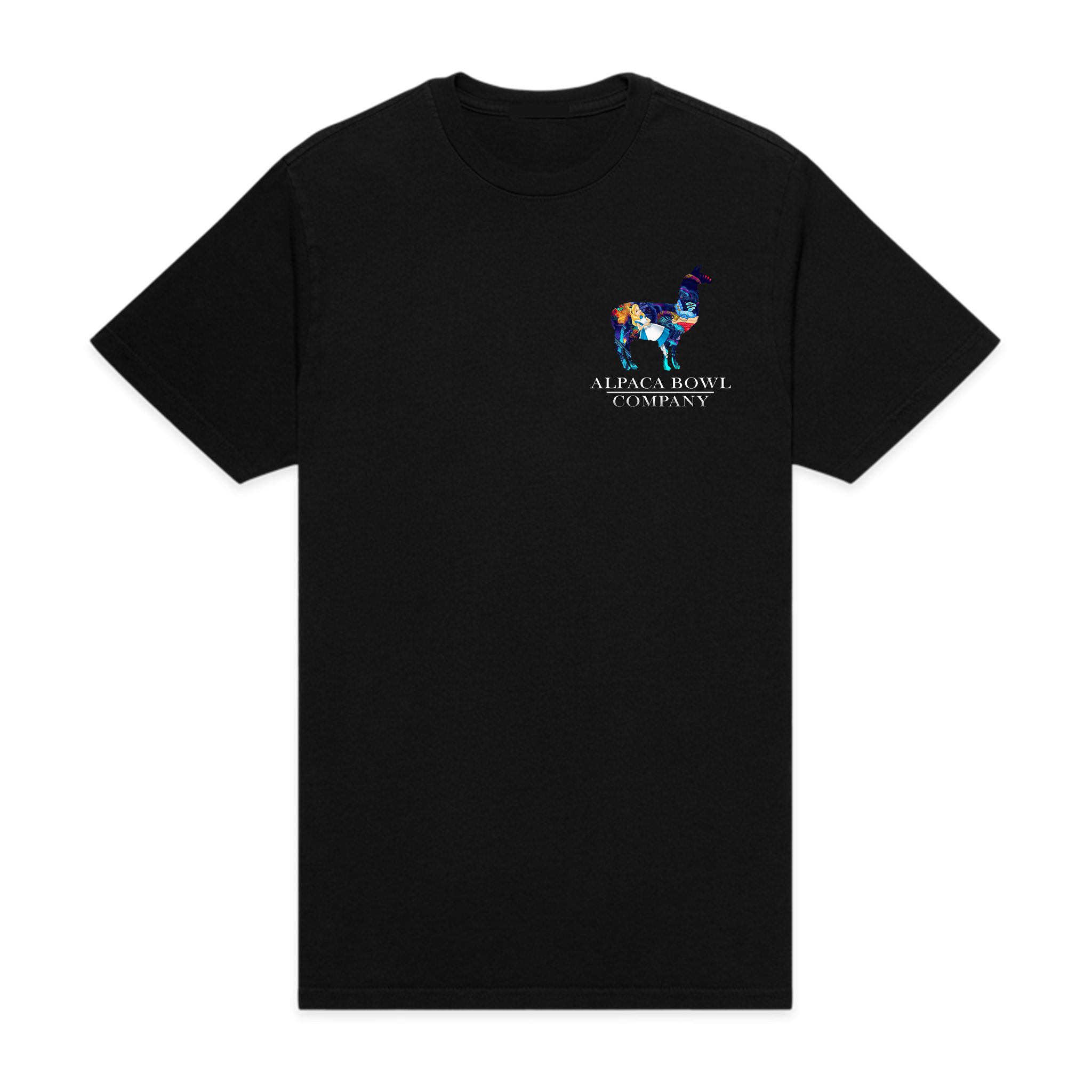 alpaca-bowls-t-shirt-alice-in-wonderland-schwarz-limited image 1
