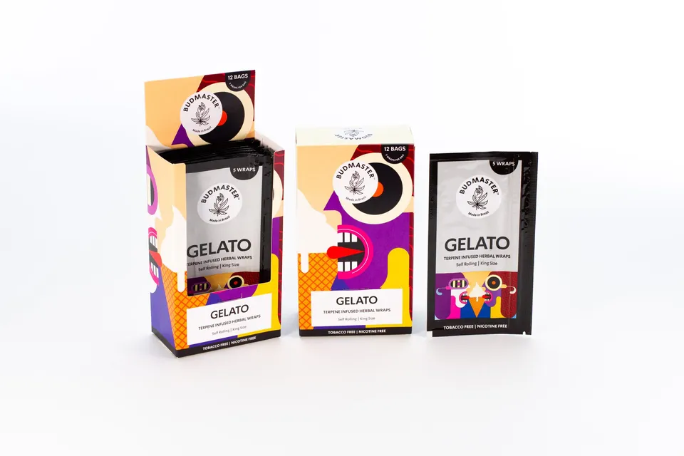 budmaster-blunt-wraps-gelato-blunts-12er-pack-tabakfrei image 1