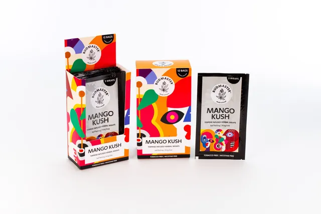 budmaster-blunt-wraps-mango-kush-wraps-12er-pack-nikotinfrei image 1