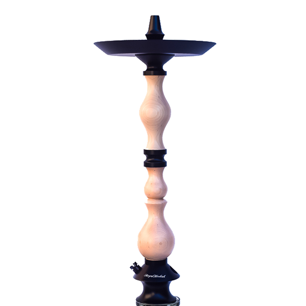 regal-hookah-king-pine-wood-shisha-gro-2-bowls image 1