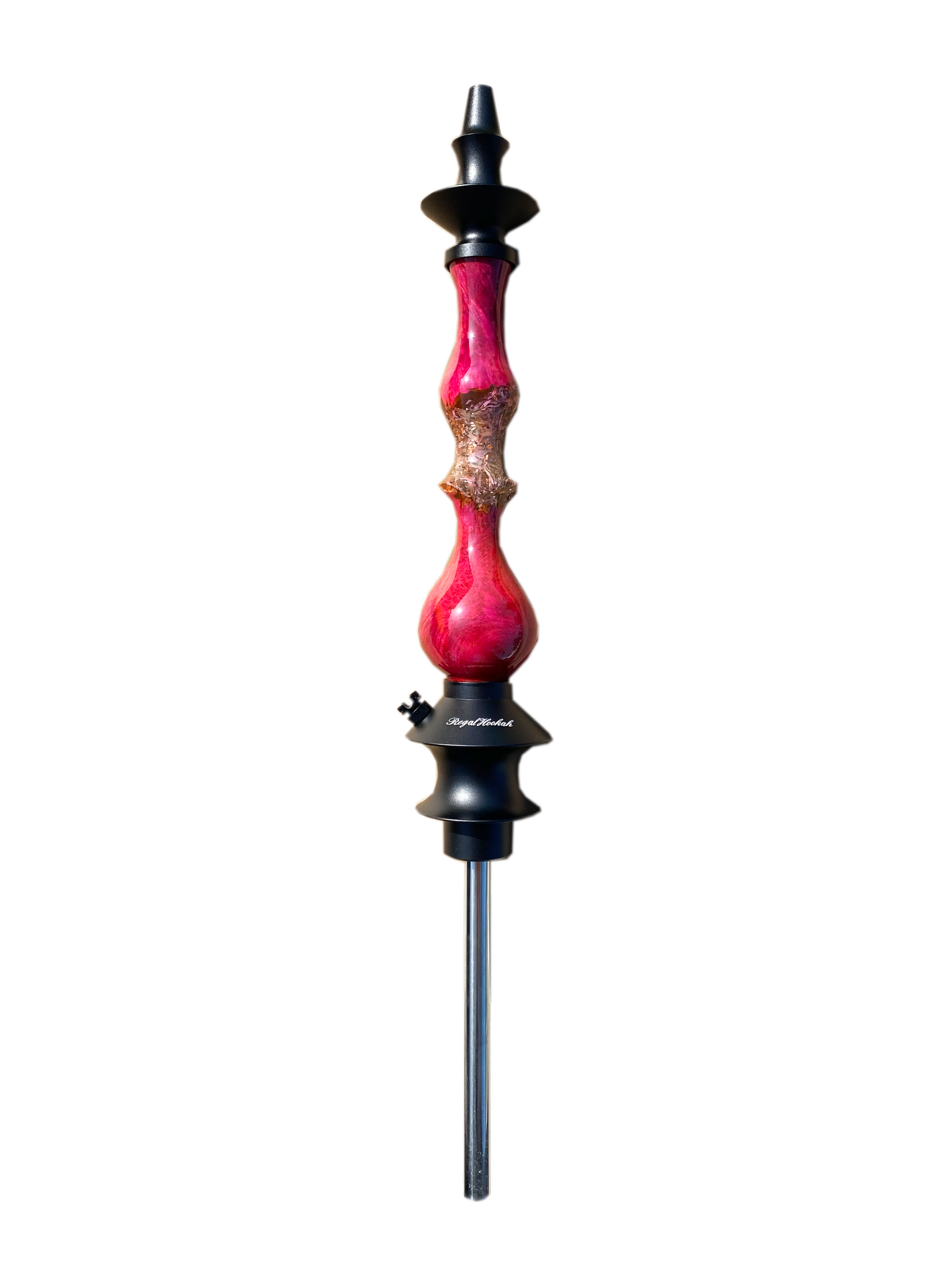 regal-queen-pink-burl-shisha-gold-flakes-epoxy image 1