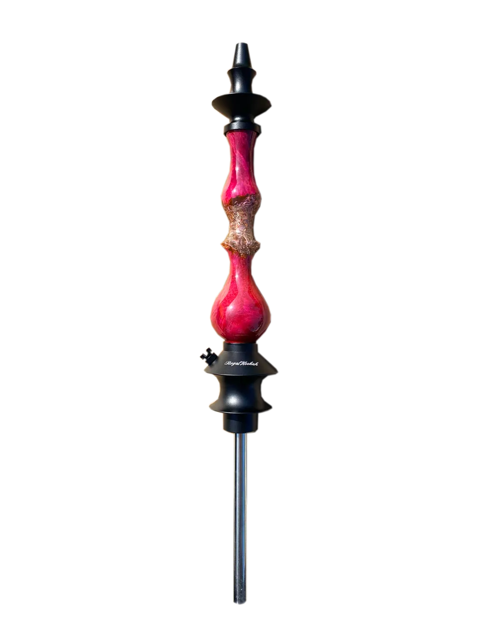 regal-queen-pink-burl-shisha-gold-flakes-epoxy image 1