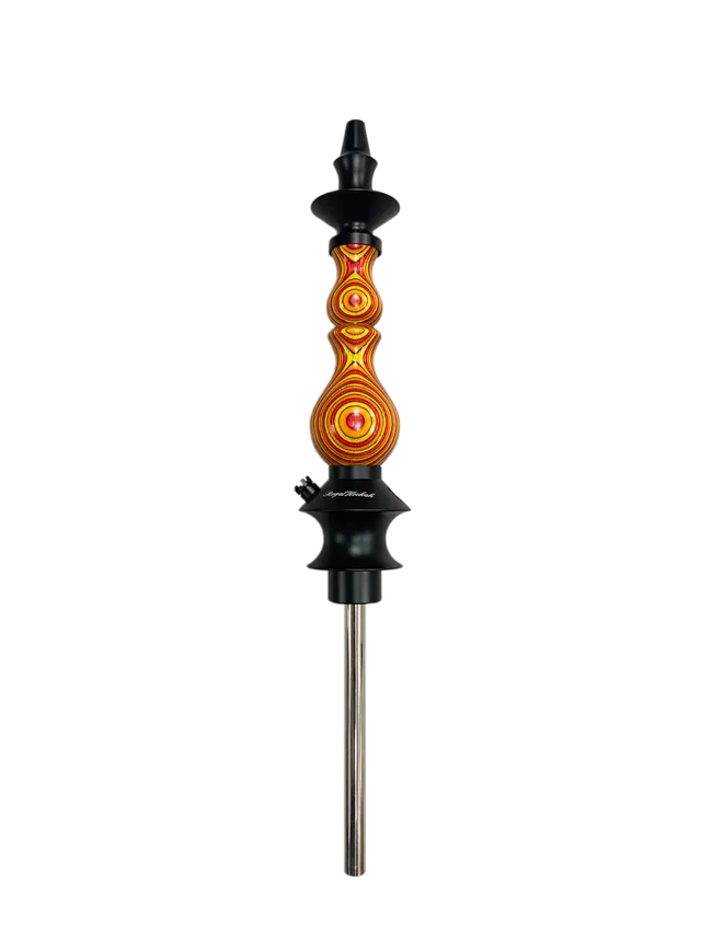 regal-bishop-dymondwood-shisha-orange-mit-holz image 1