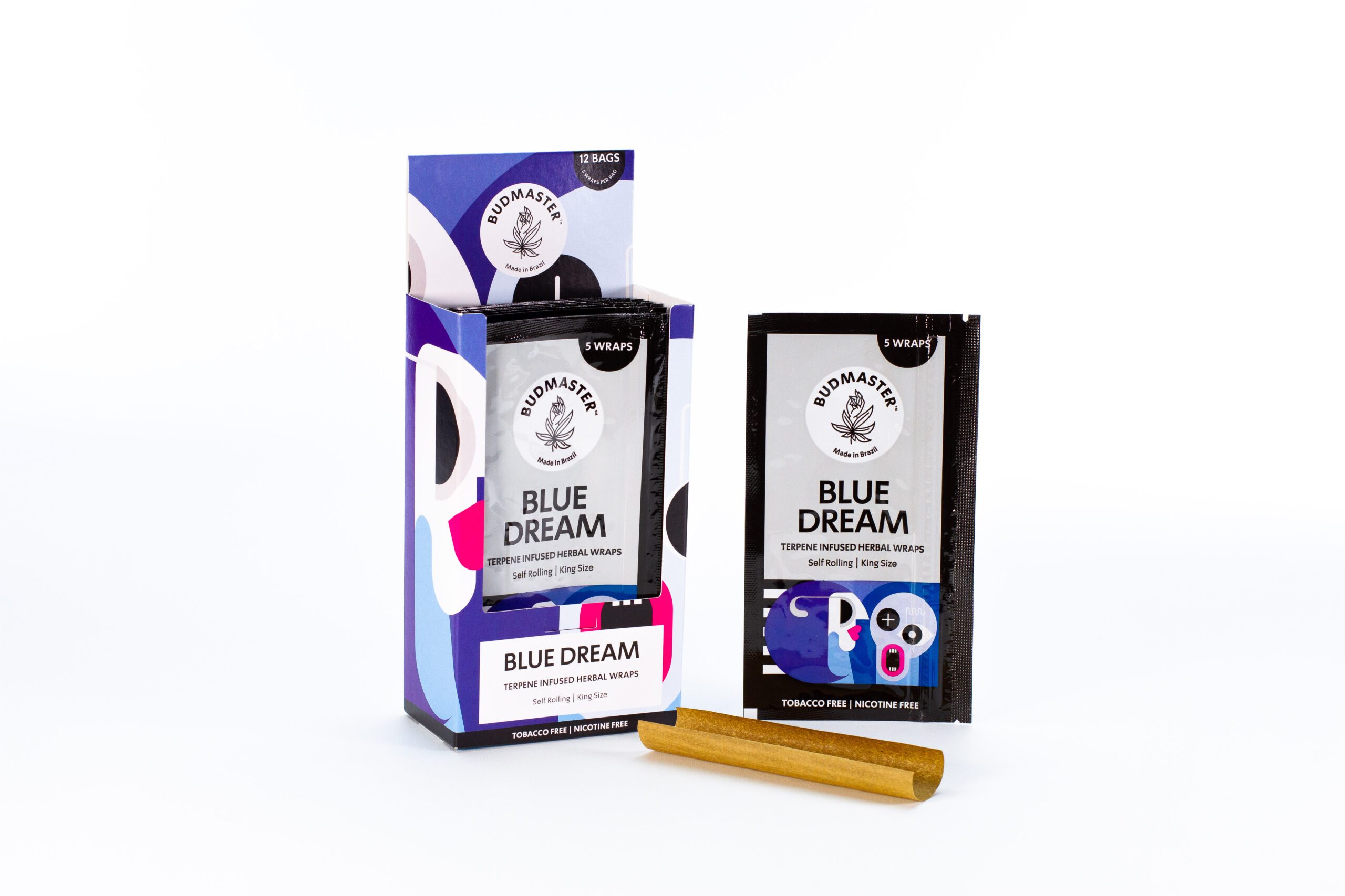 budmaster-blunt-wraps-blue-dream-wraps-12er-tabakfrei image 2