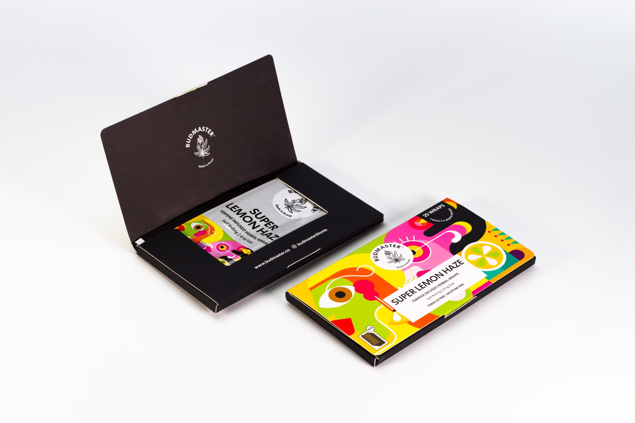 budmaster-blunt-wraps-super-lemon-haze-blunts-5er-pack-tabakfrei image 2
