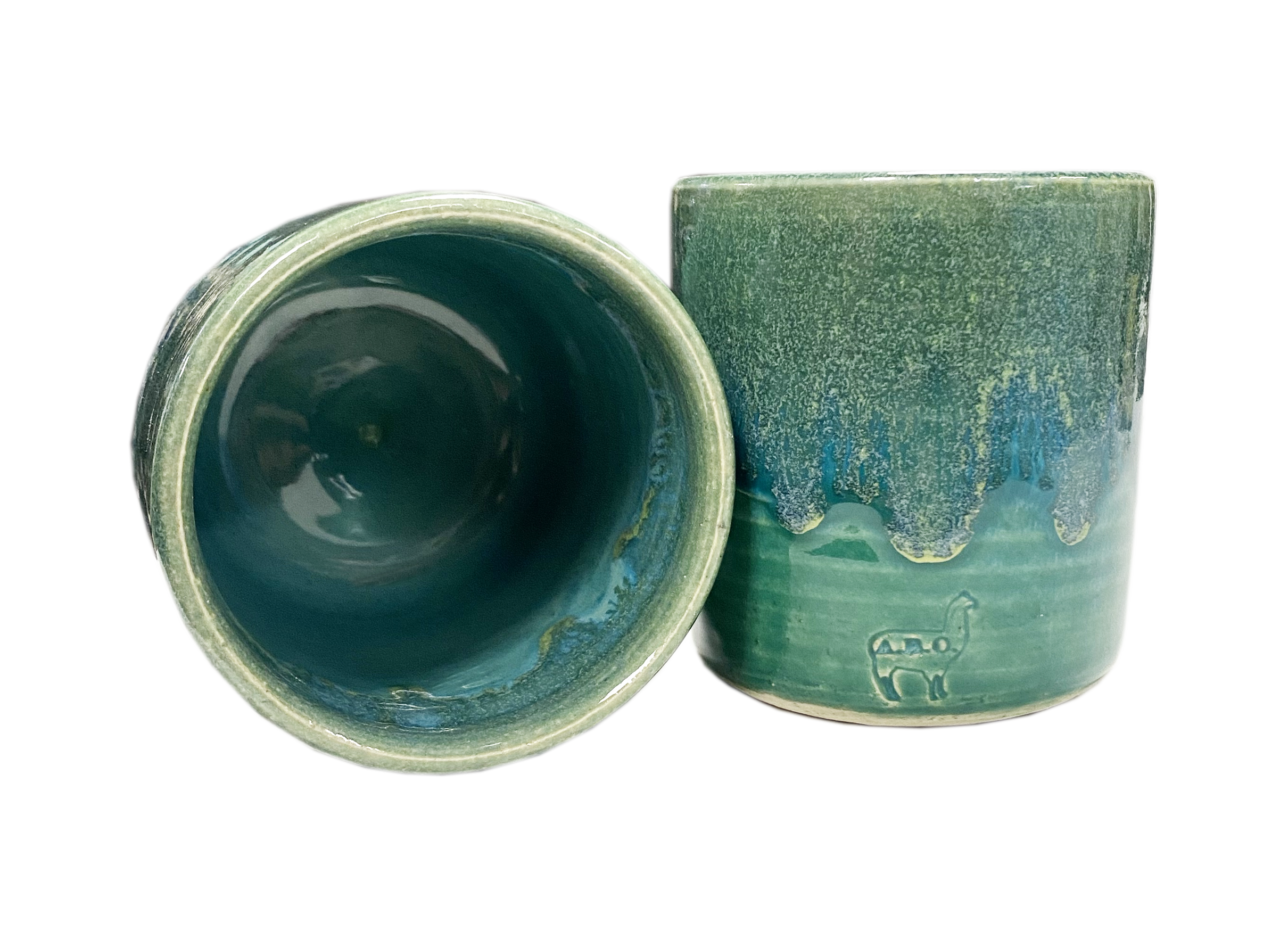 alpaca-small-cup-keramik-becher-handgemacht image 1