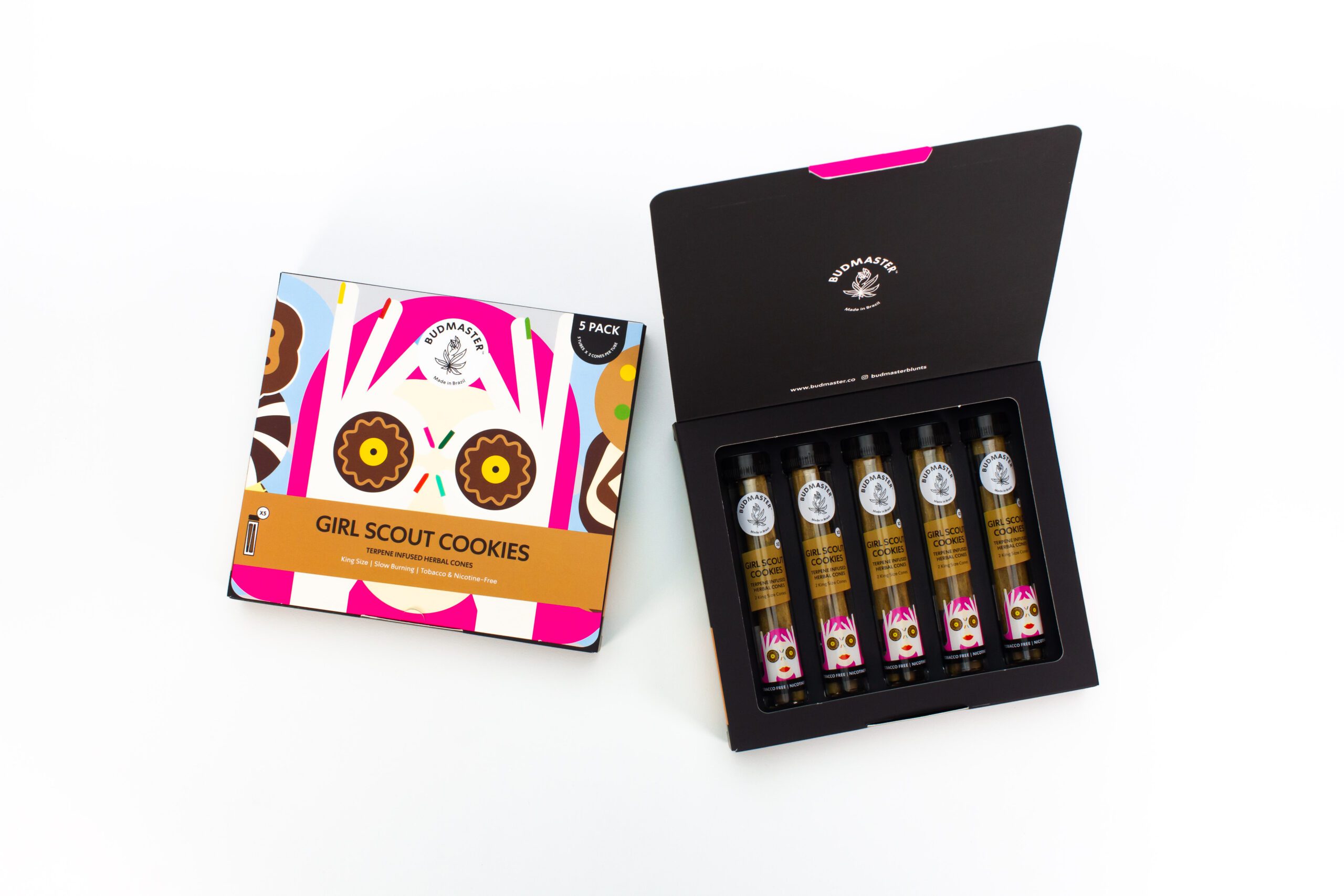 budmaster-gs-cookies-blunt-cones-nikotinfrei-5er-pack image 1