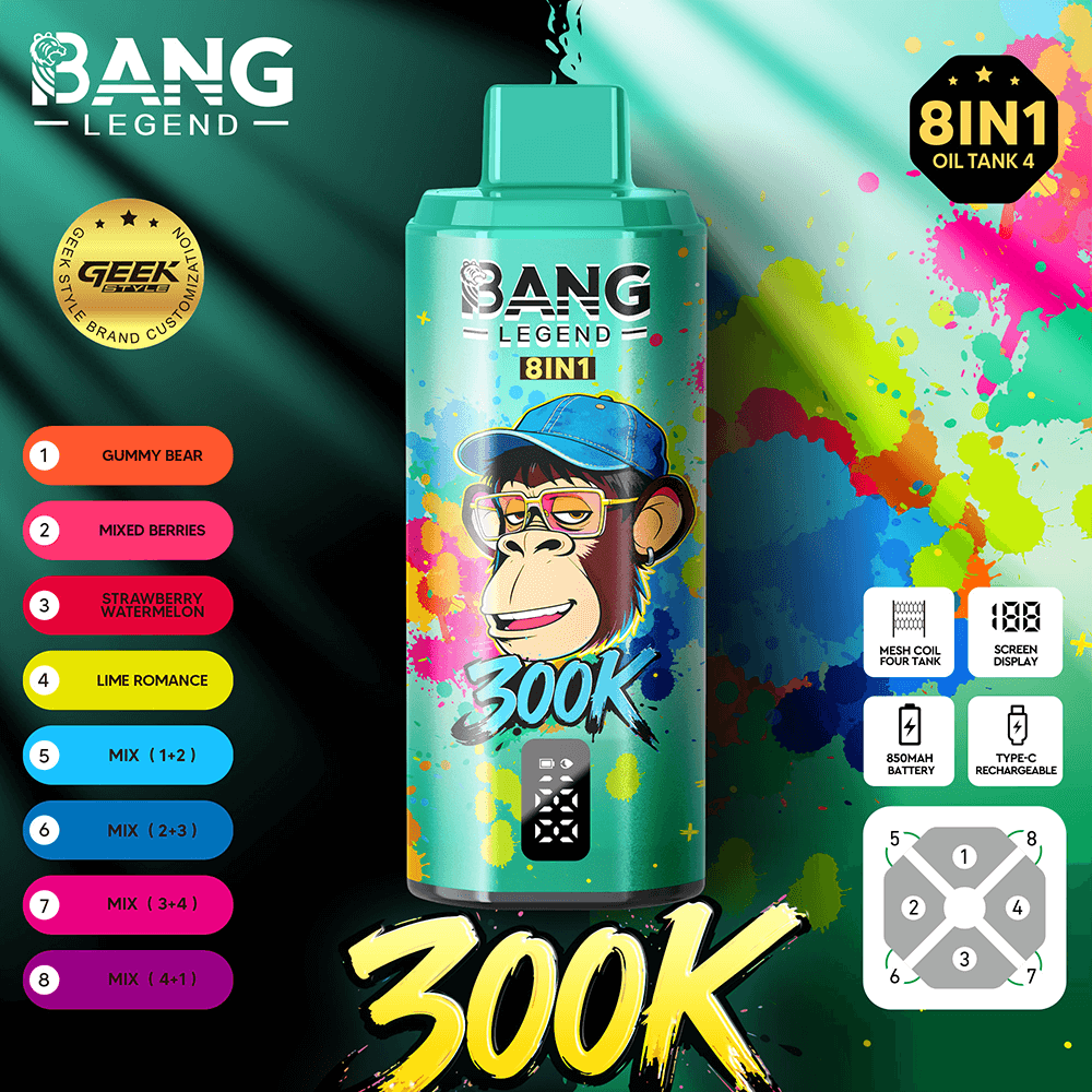 bang-vape-bang-legend-geek-300k-einweg-vape-8-in-1-300000 image 3