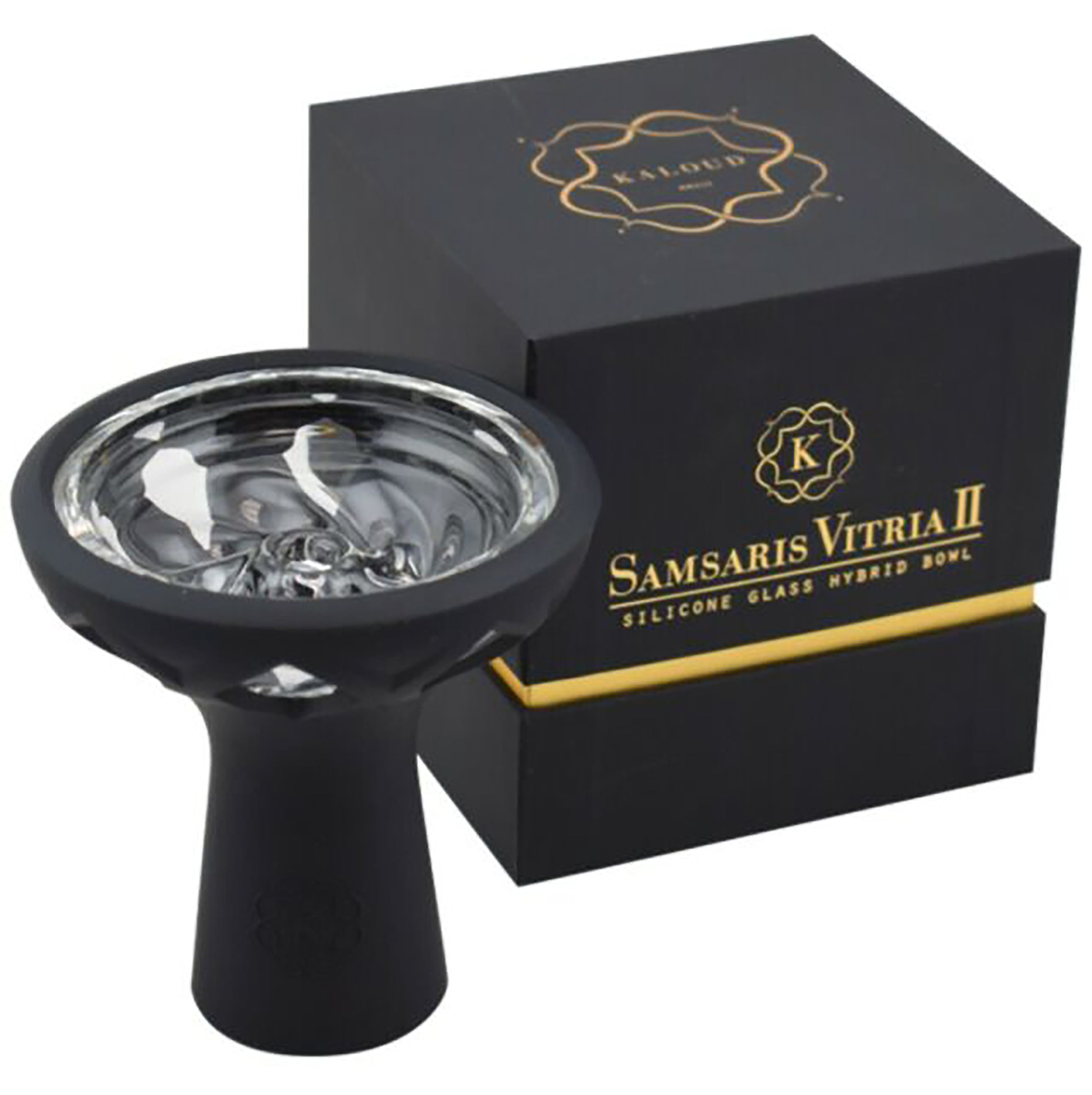 kaloud-samsaris-vitria-ii-silikon-glas-kopf-lotus image 1