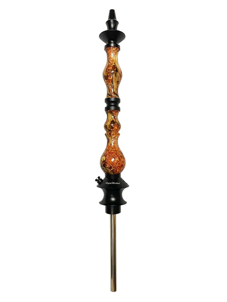 regal-king-shisha-winewood-copper-gold-flake image 1