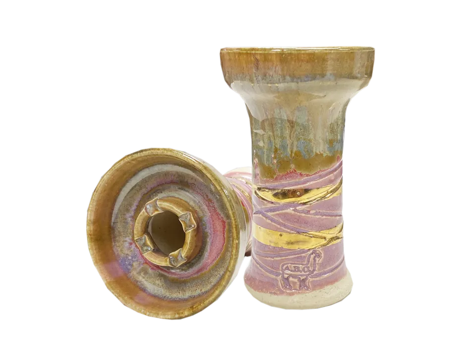 alpaca-mini-rook-18k-gold-bowl-shisha-kopf-10-15g image 1