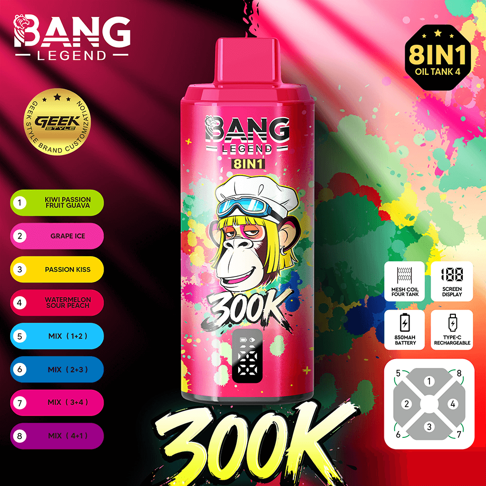 bang-vape-bang-legend-geek-300k-einweg-vape-8-in-1-300000 image 4