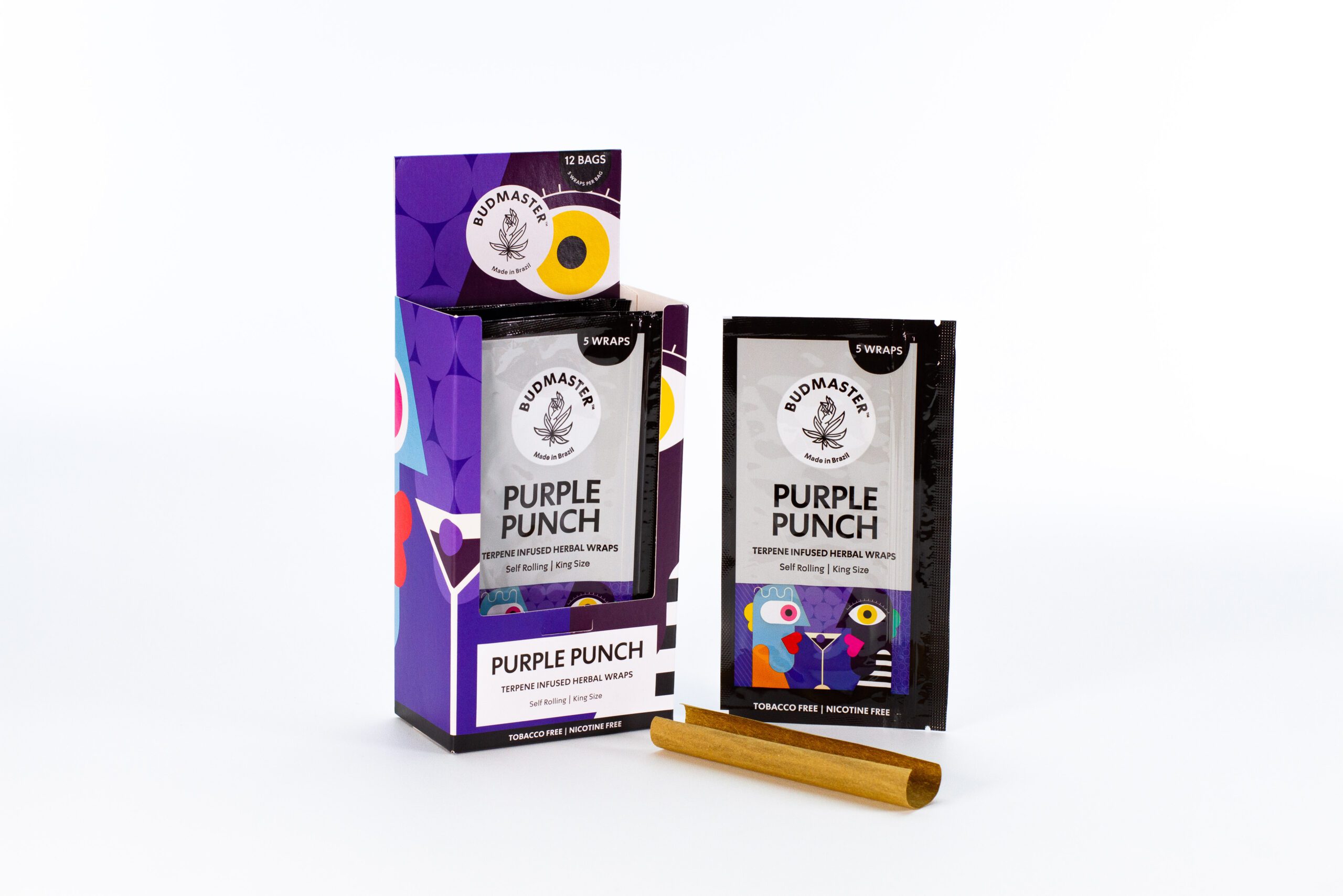 budmaster-blunt-wraps-purple-punch-blunts-12er-pack-tabakfrei image 2