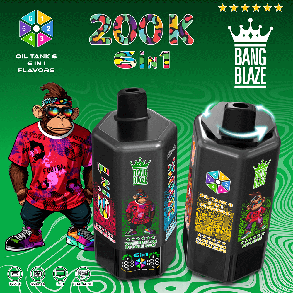 bang-blaze-200k-einweg-vape-6-in-1-200-000-puffs image 2