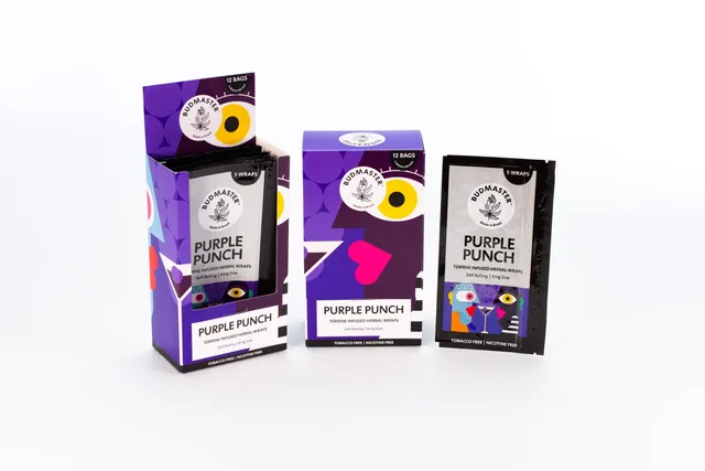 budmaster-blunt-wraps-purple-punch-blunts-12er-pack-tabakfrei image 1