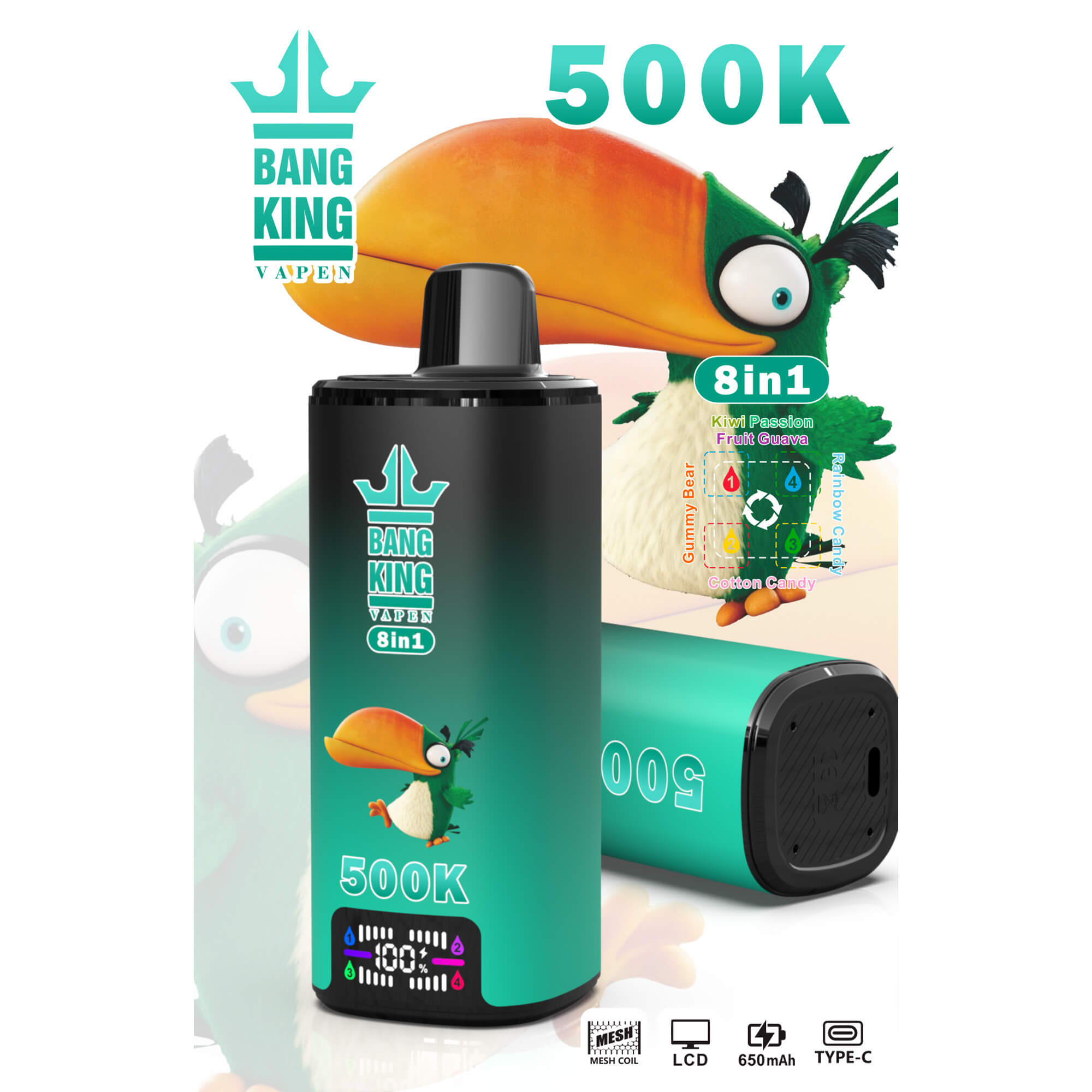 bang-king-500k-8-in-1-einweg-vape-angry-birds-type-c image 7