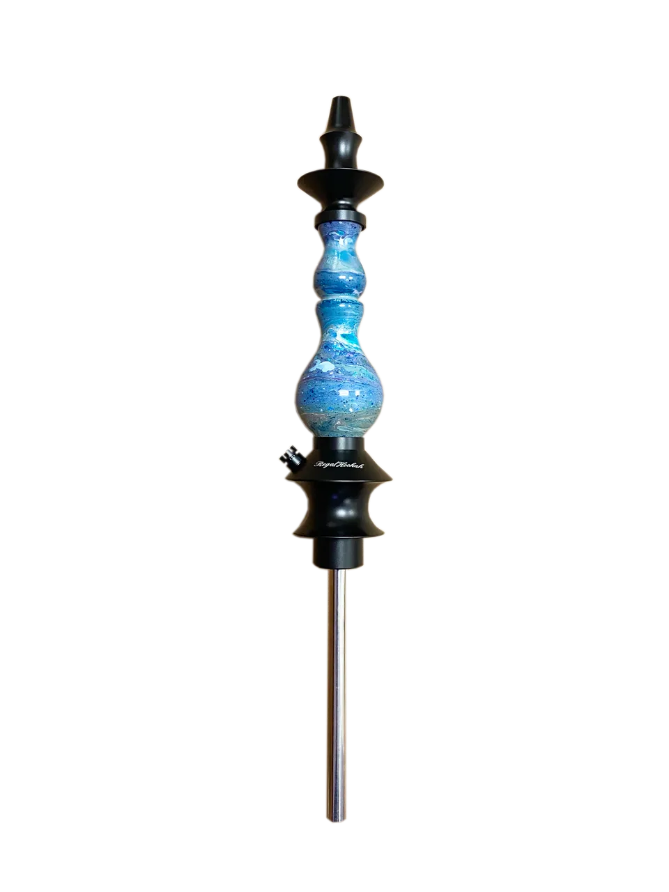 alpaca-regal-bishop-blue-silver-swirl-epoxy-shisha-holz image 1