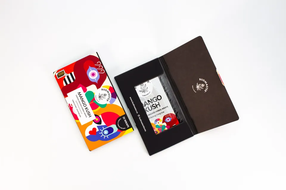 budmaster-blunt-wraps-mango-kush-wraps-5er-tabakfrei image 1