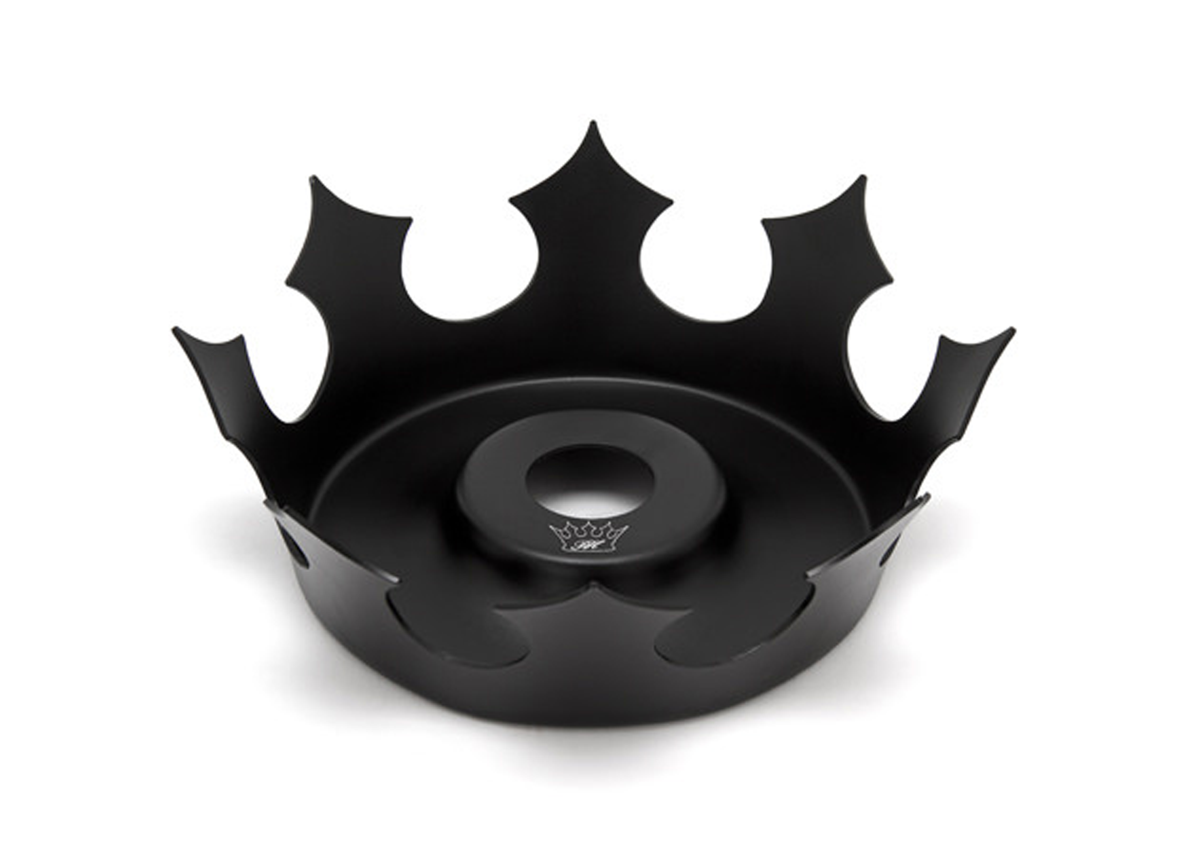 regal-crown-kohleteller-alu-schwarz-matt image 1