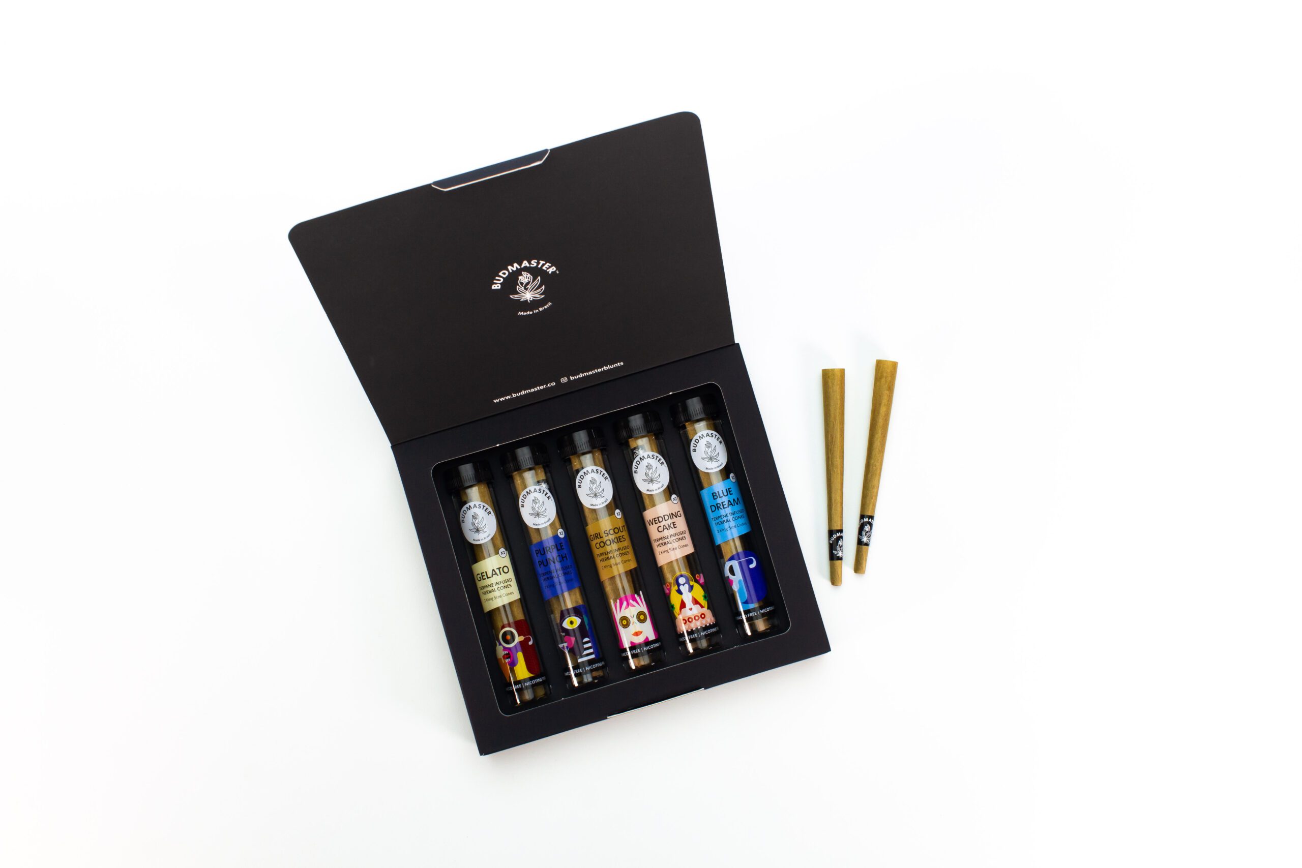 budmaster-blunt-cones-mix-pack-2-cones-5er-box-tabakfrei image 2