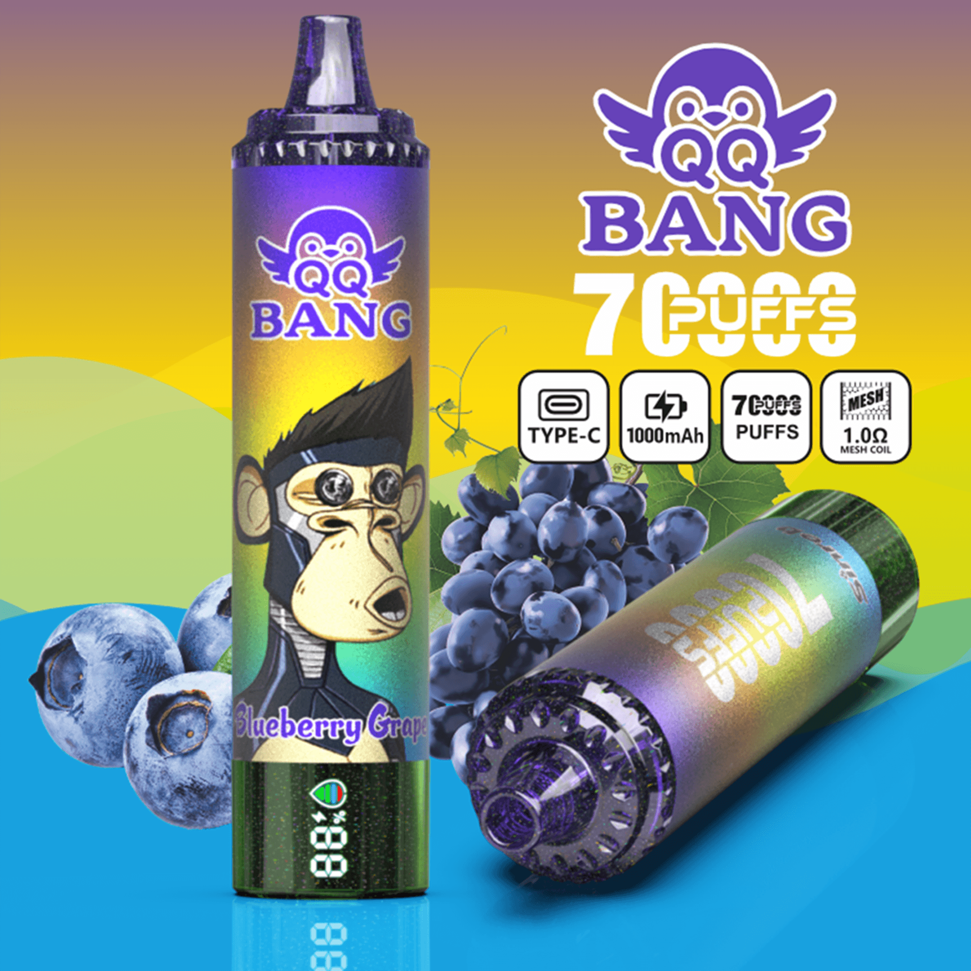 qq-bang-70k-einweg-vape-single-flavor-mesh image 2