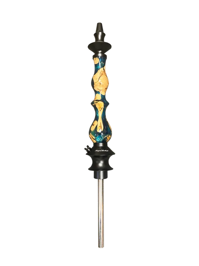 regal-queen-burl-winewood-emerald-green-shisha-mit-bowl-set image 1